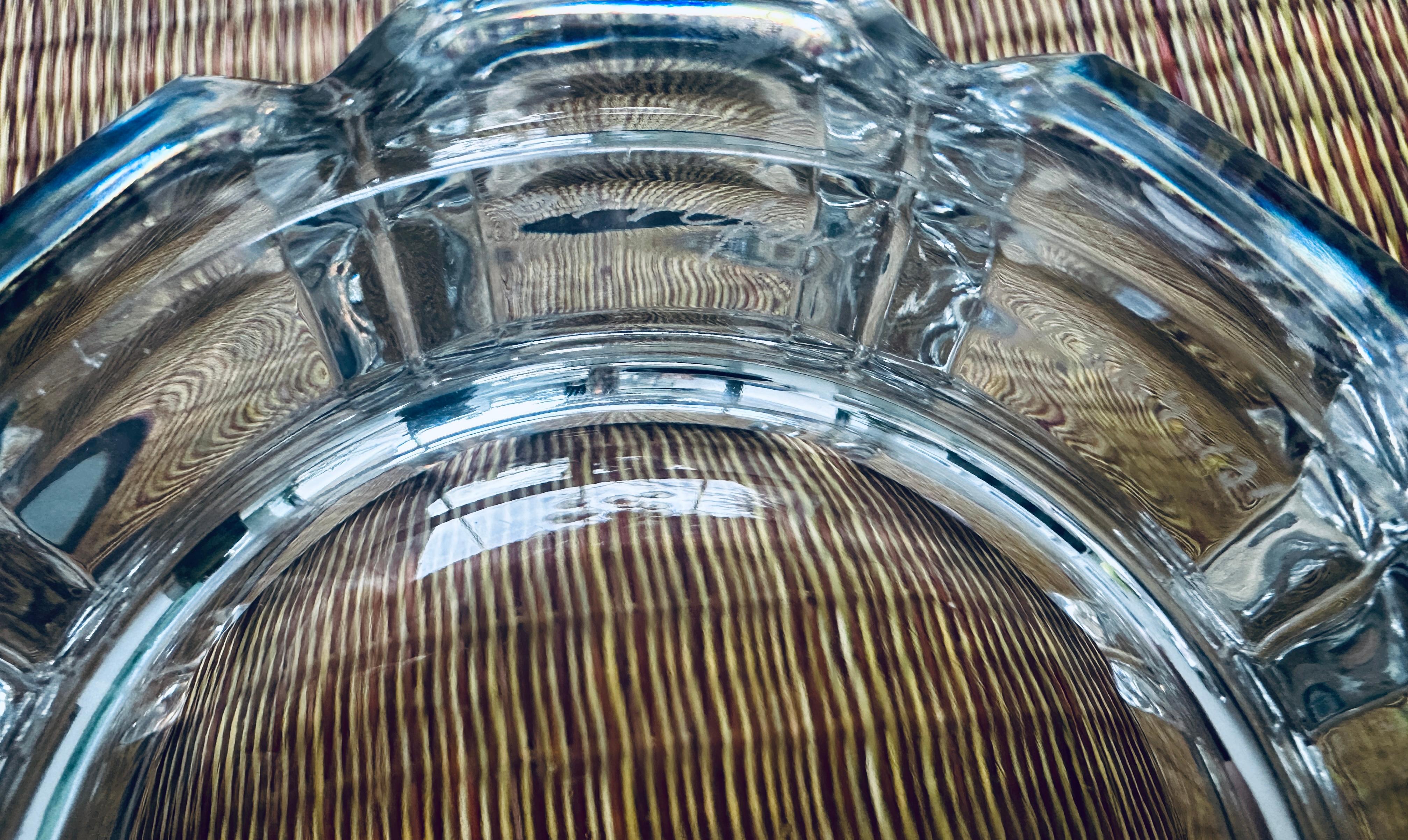 1970s Swedish Orrefors Crystal Glass 