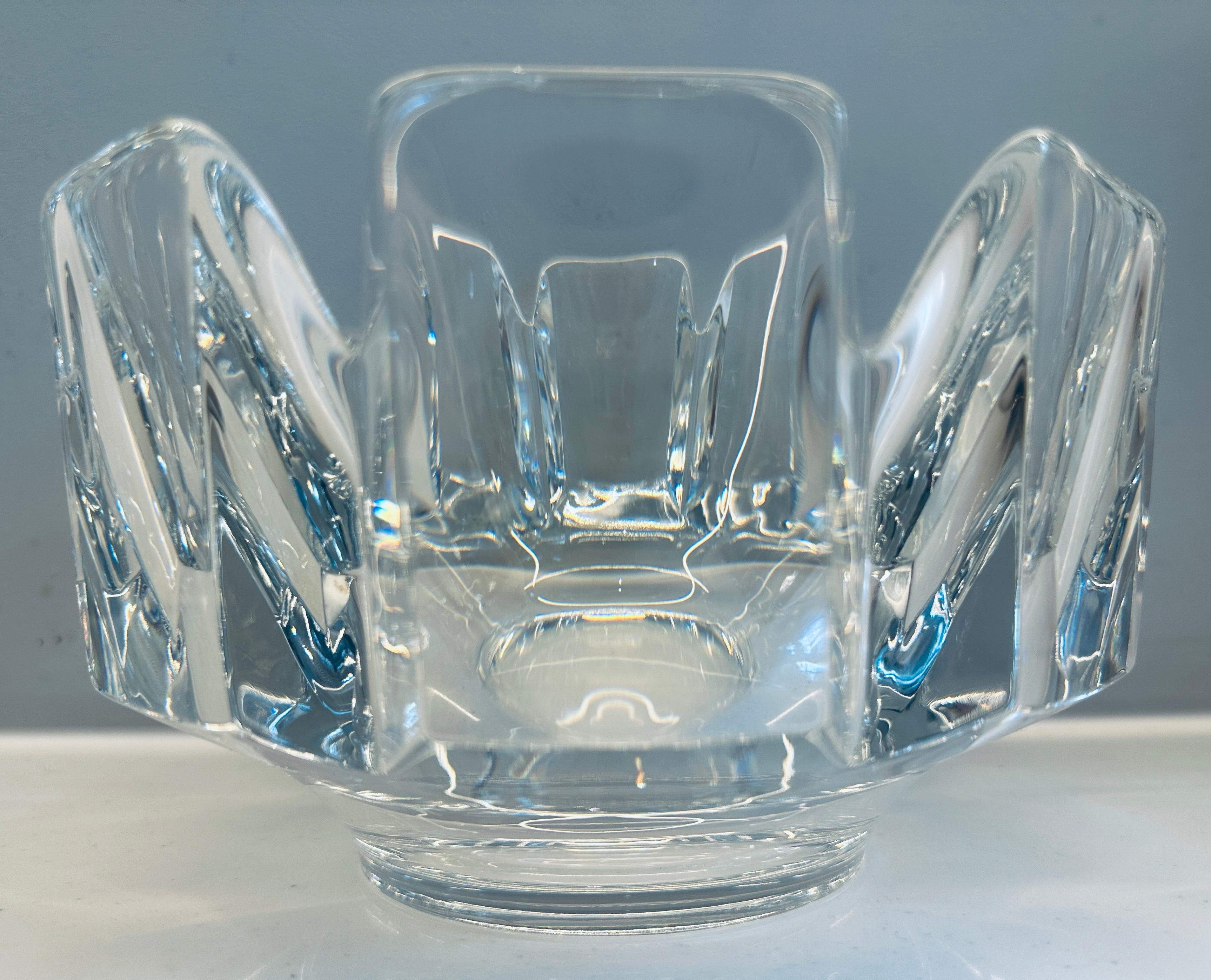 20th Century 1970s Swedish Orrefors Crystal Glass 