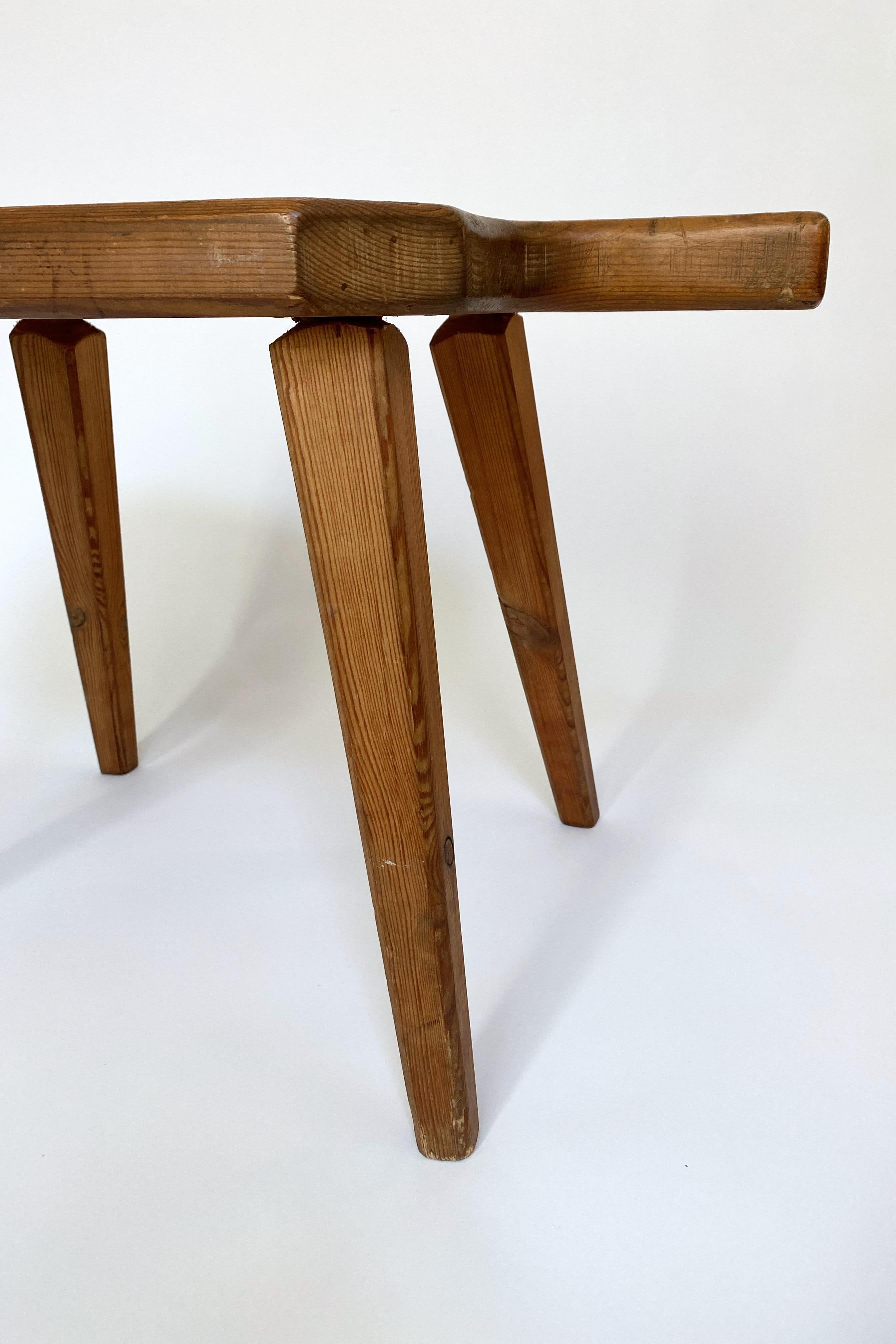 antique pine stool