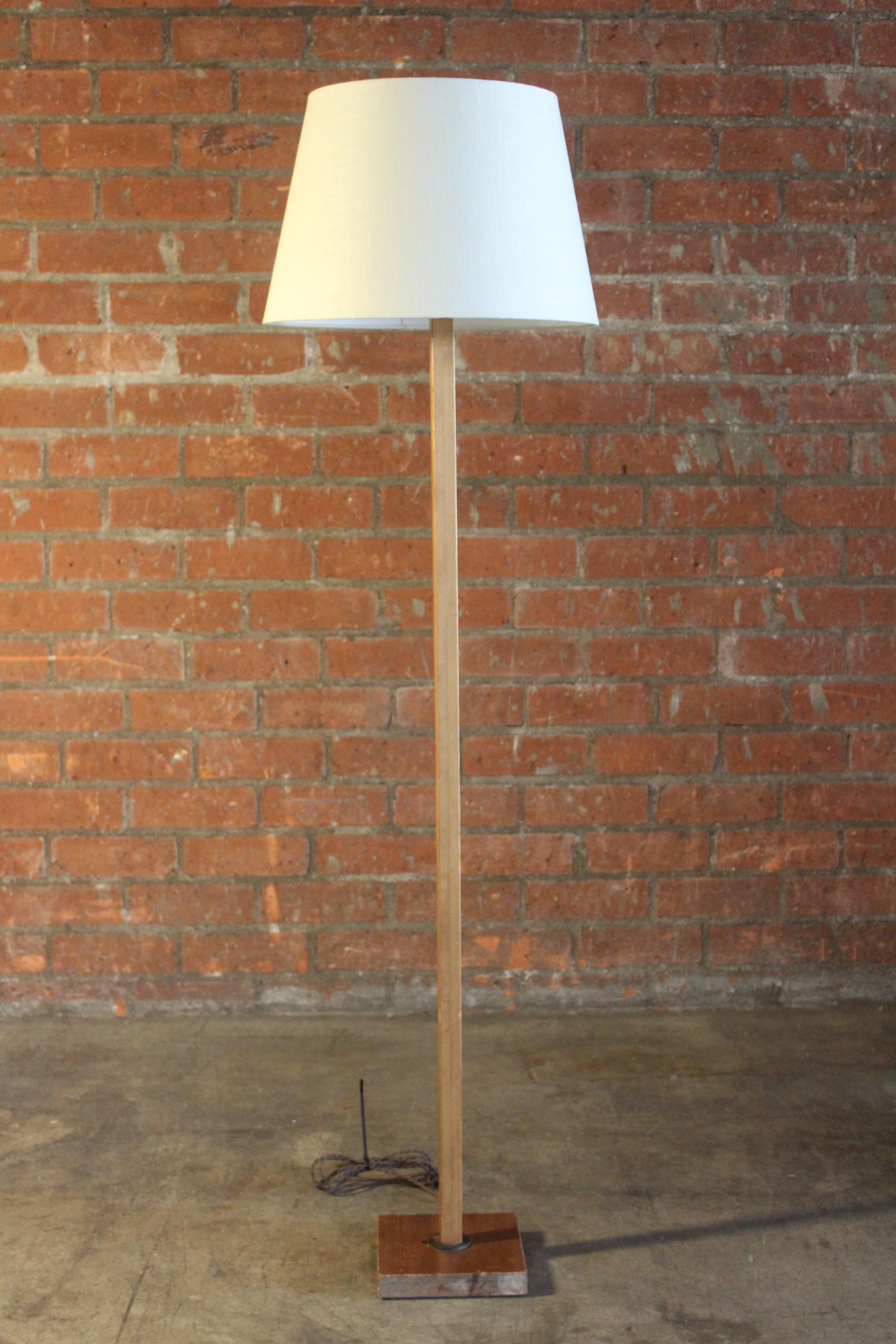 1970s Swedish Pine Wood Floor Lamp 8