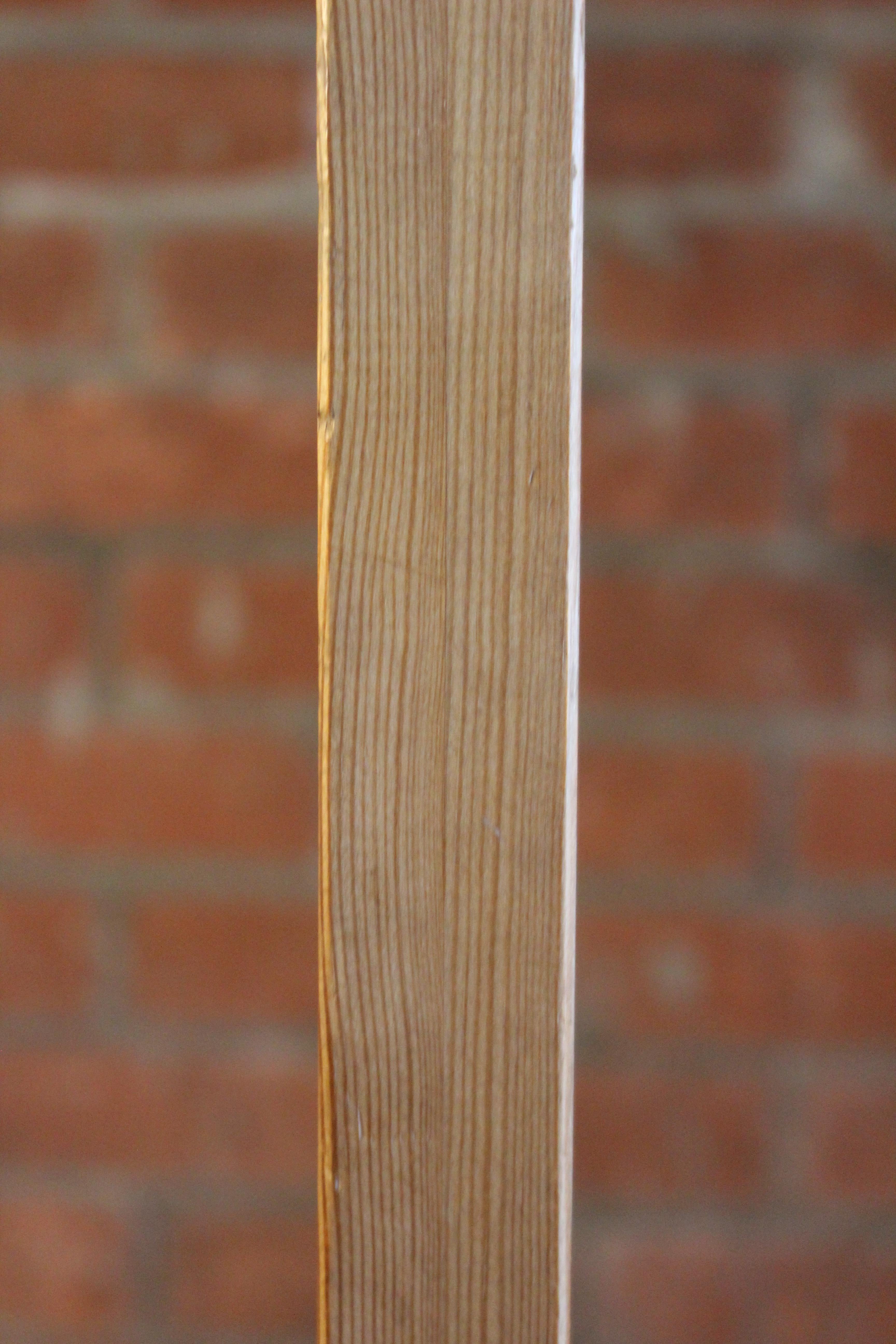 1970s Swedish Pine Wood Floor Lamp 1