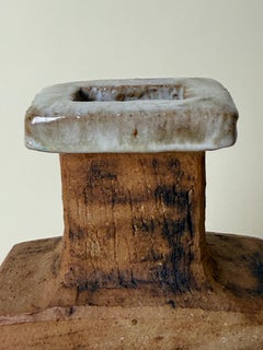1970s Swedish Stoneware Vase by Curt Addin – Scandinavian Modern / Brutalist