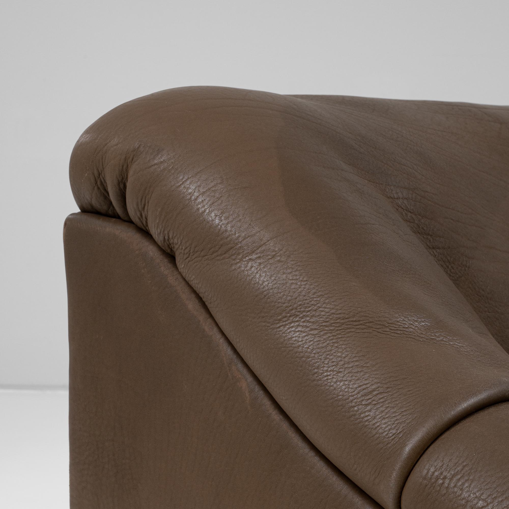 1970s Swiss De Sede DS. 46 Pair Of Leather Armchairs in vendita 4