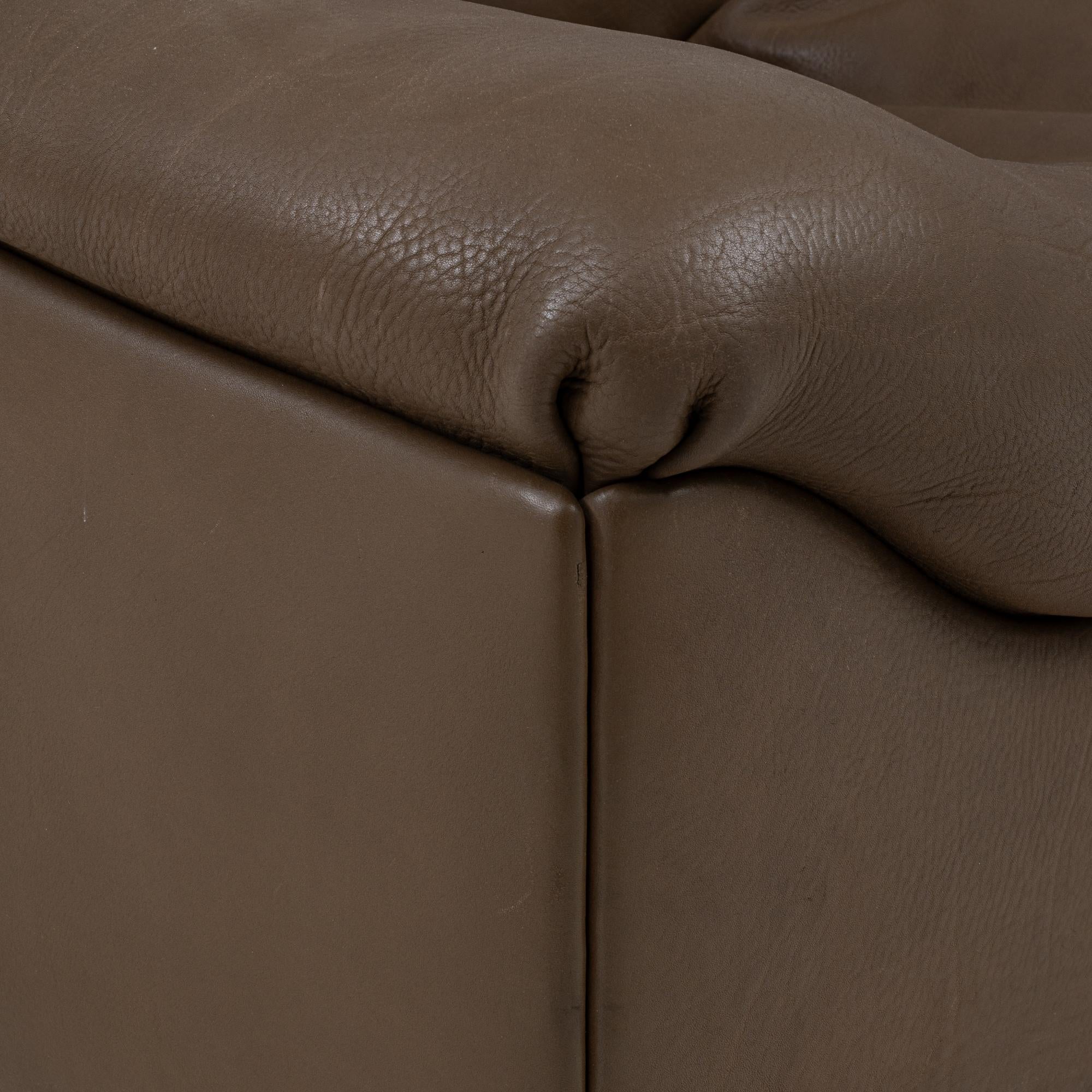 1970s Swiss De Sede DS. 46 Pair Of Leather Armchairs in vendita 5