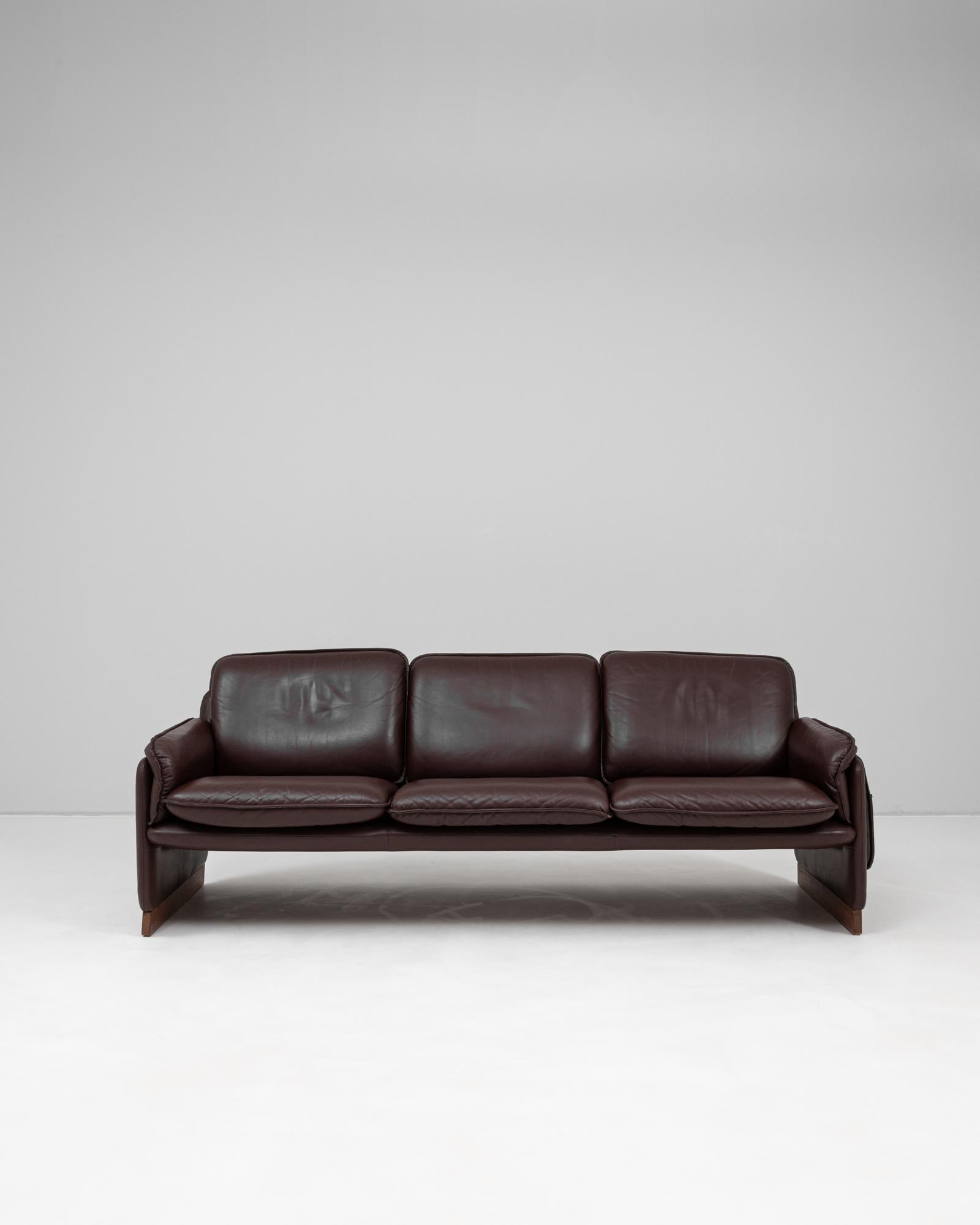 De Sede DS suizo de los años setenta. 61  Sofá de piel Suizo en venta