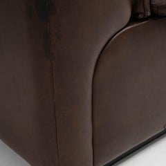 Sofá suizo De Sede DS.66 de cuero de los años 70