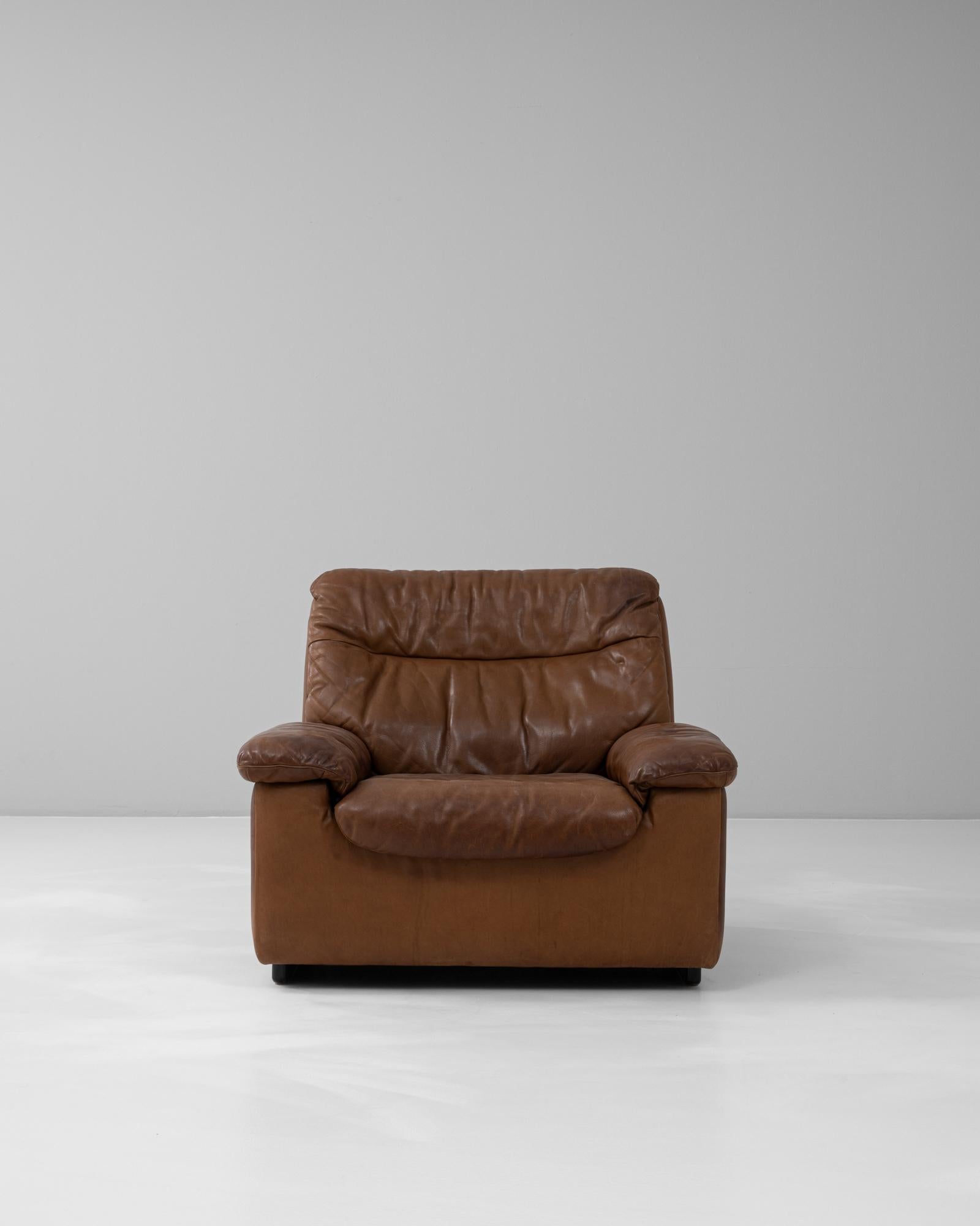 1970 Swiss DS-66 Recliner Armchair By De Sede en vente 5