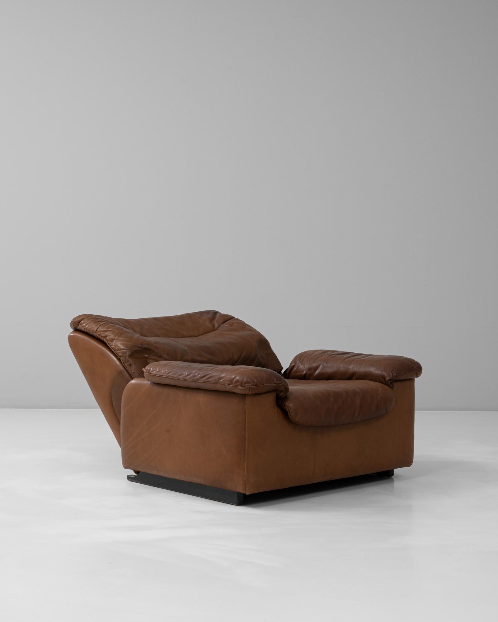 1970 Swiss DS-66 Recliner Armchair By De Sede Bon état - En vente à High Point, NC