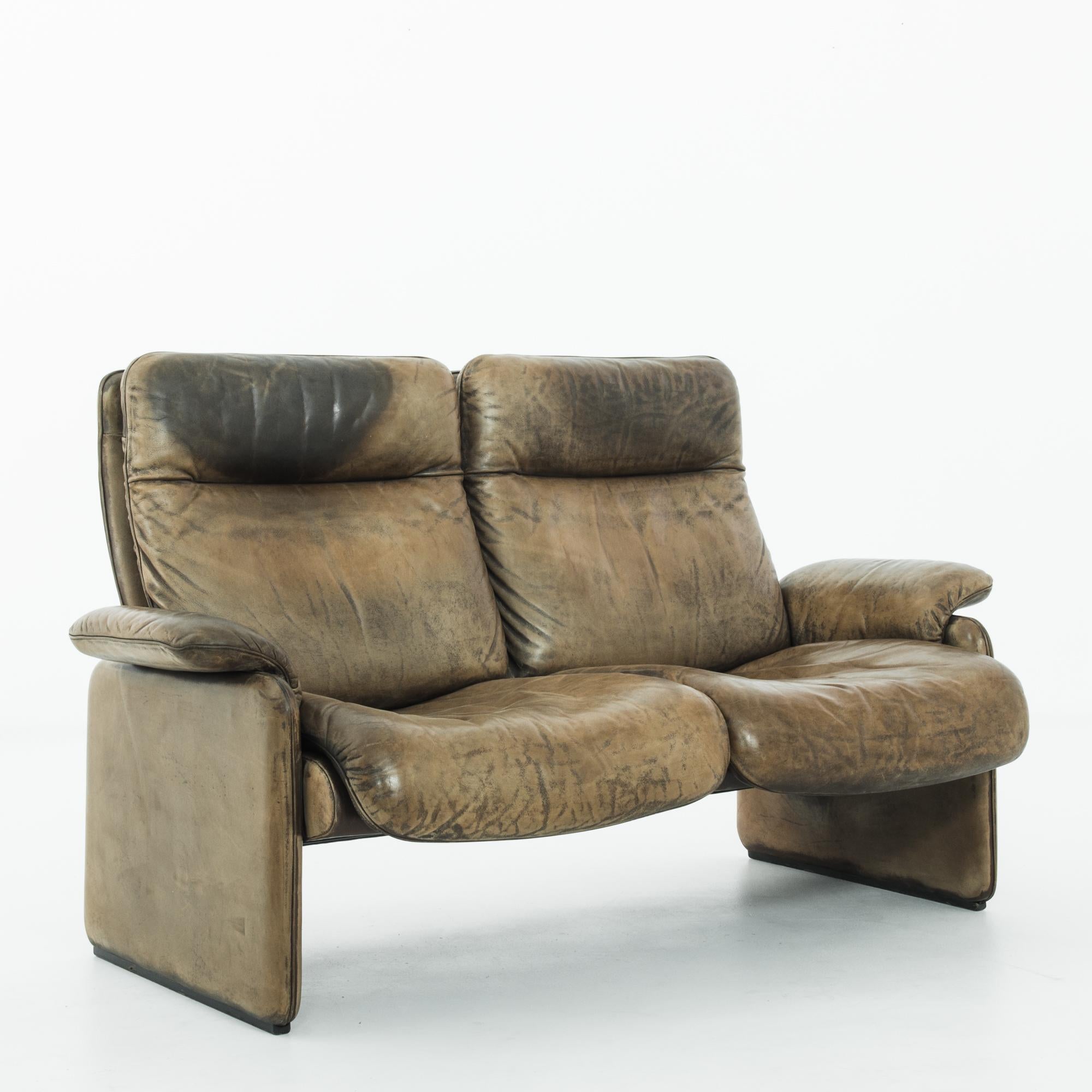 1970s Swiss Leather Sofa by De Sede 6