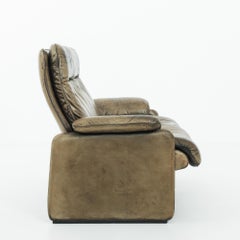 1970s Swiss Leather Sofa by De Sede