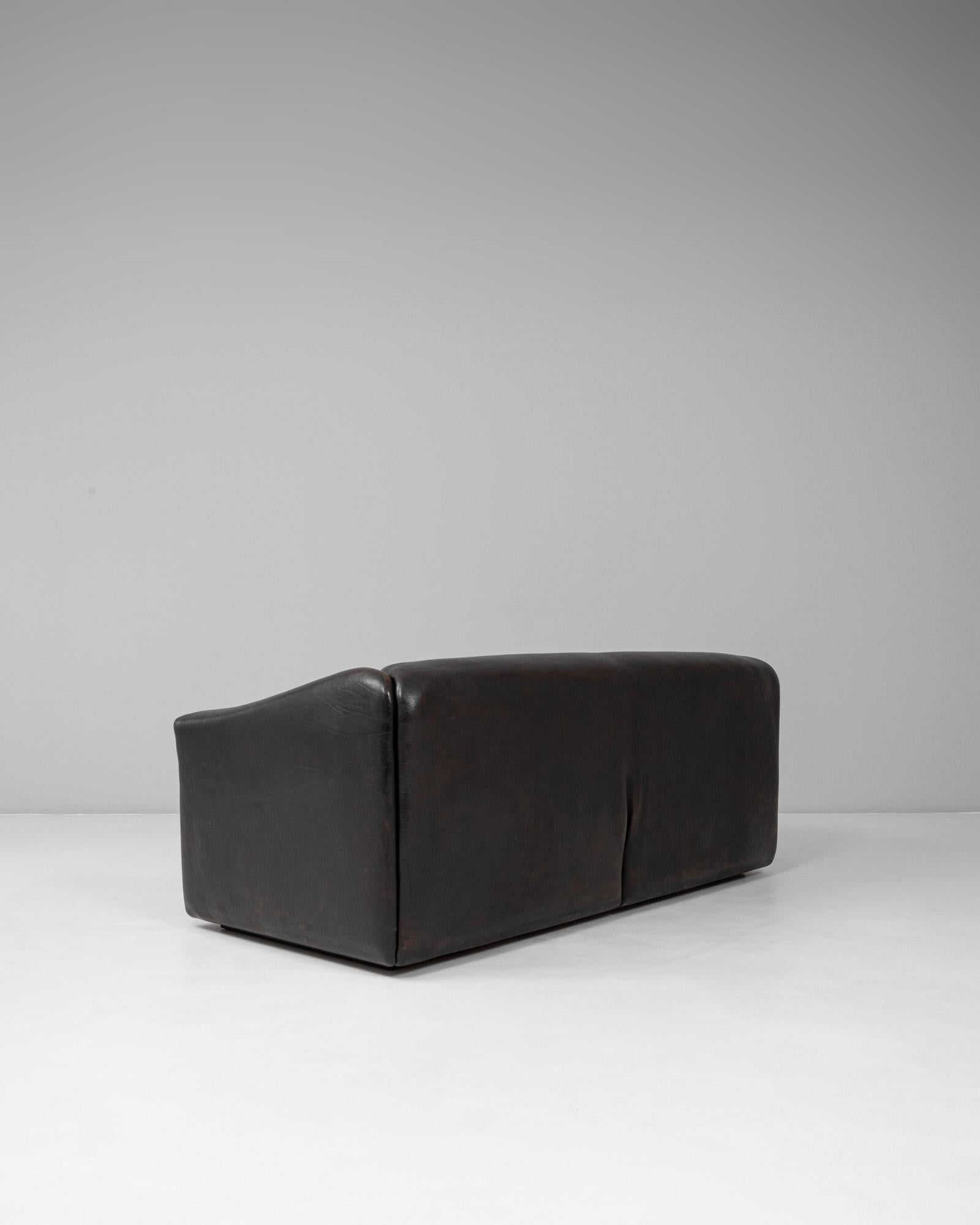 Sofá de cuero suizo de los años 70 Ds 47 By De Sede en venta 10