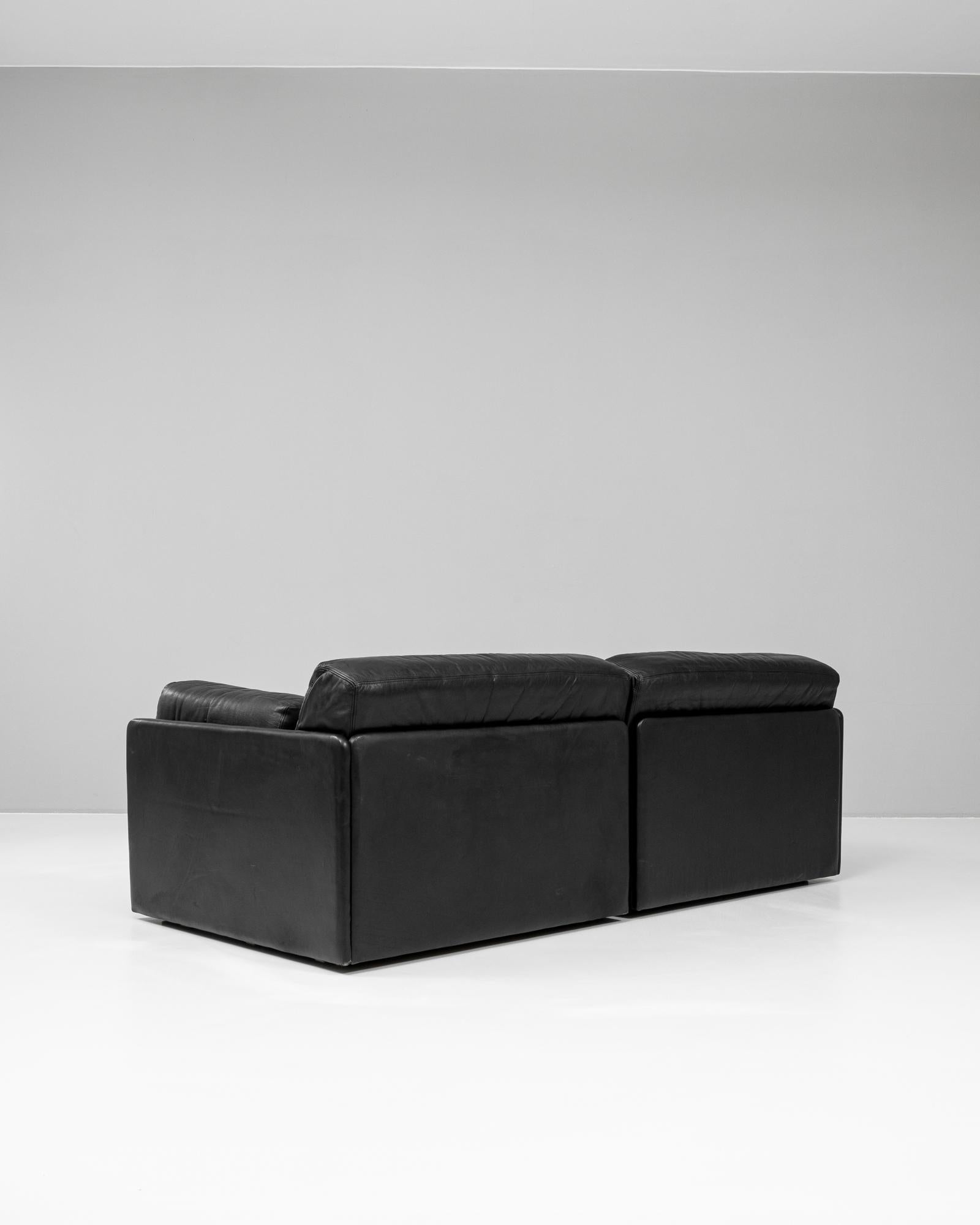 Sofá modular de piel suiza de los años 70 DS76 By De Sede en venta 3