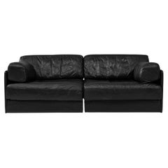Vintage 1970s Swiss Modular Leather Sofa DS76 By De Sede