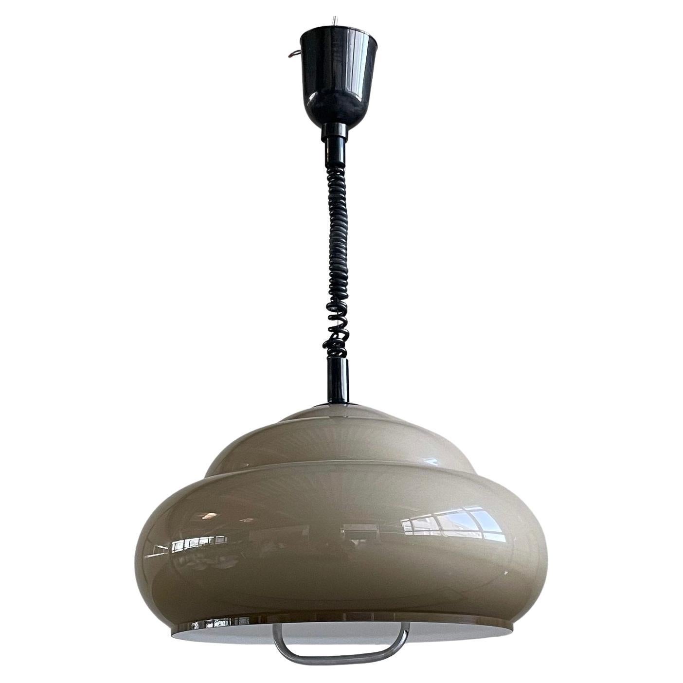 1970’s Swiss REGENT Acrylic Pendant Lamp
