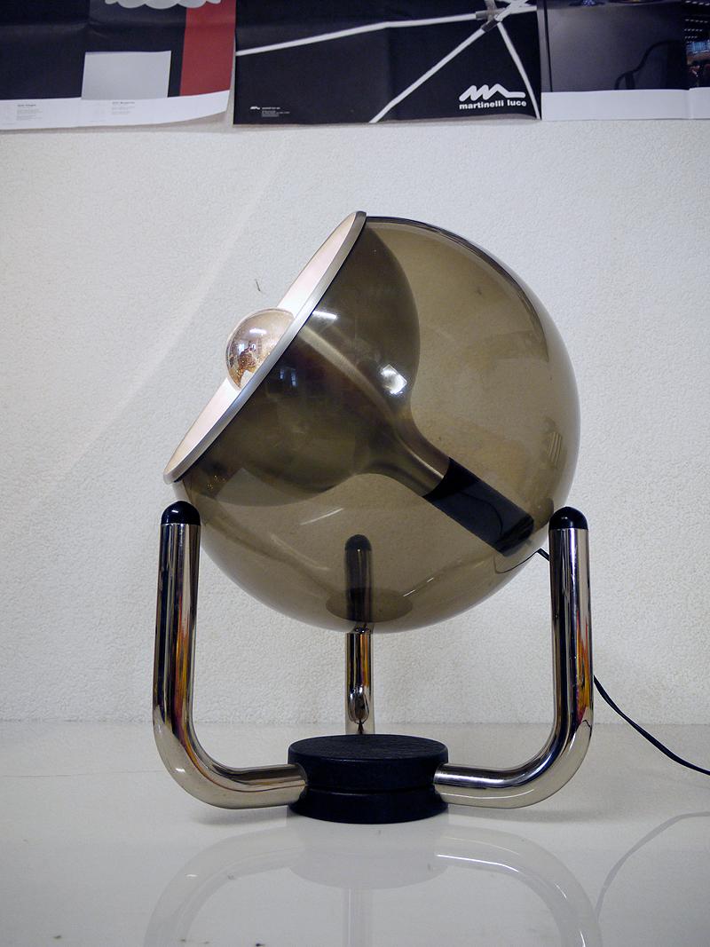 1970s Swiss Temde Design Atomic Globe Table & Floor Lamp by Max Bill In Good Condition In Niederdorfelden, Hessen