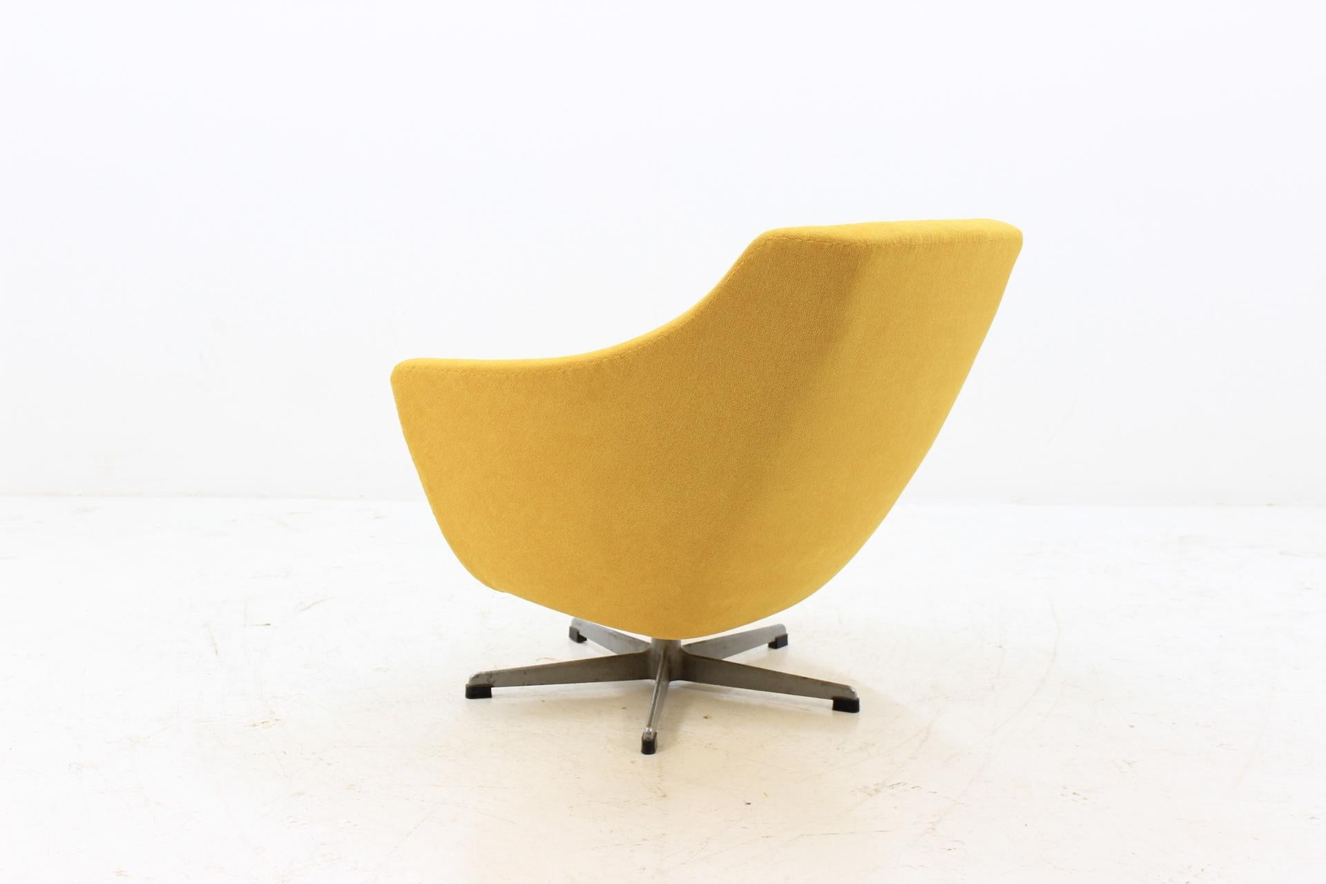 Late 20th Century 1970s Swivel Chair, Czechoslovakia
