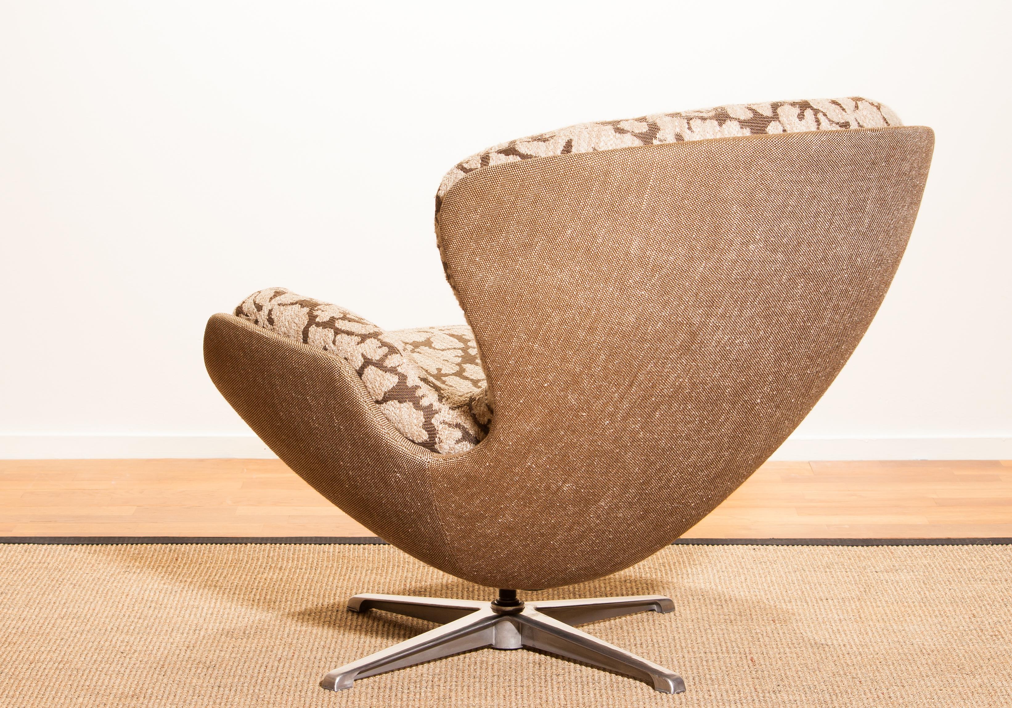 Swedish 1970s, Swivel Lounge Chair 'Partner' by Lennart Bender for Ulferts