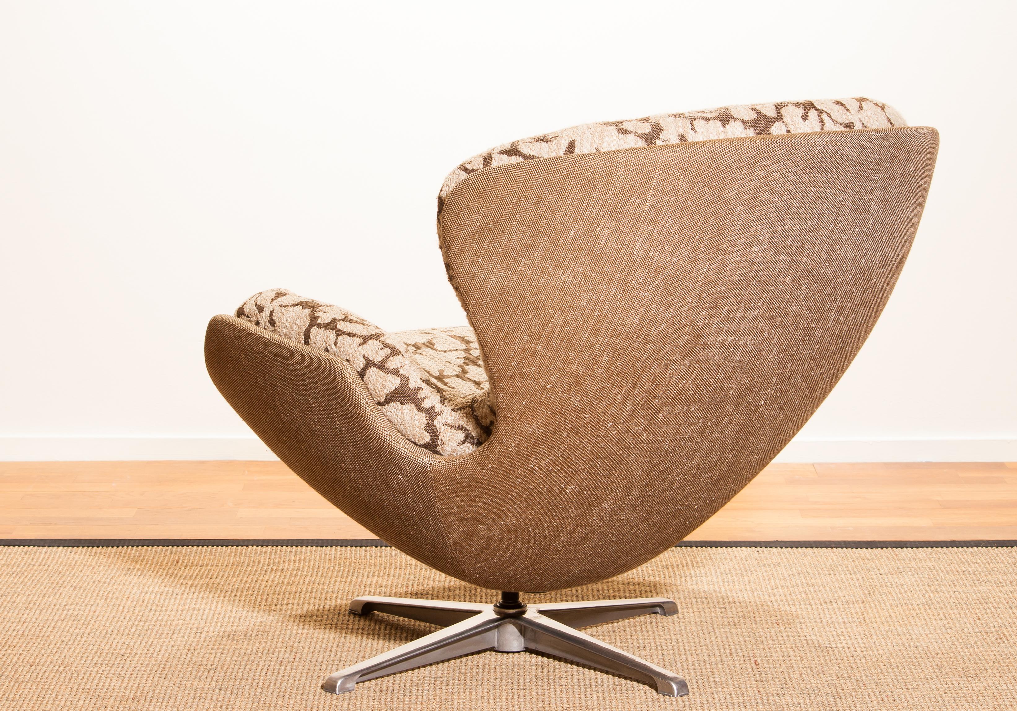 1970s, Swivel Lounge Chair 'Partner' by Lennart Bender for Ulferts In Good Condition In Silvolde, Gelderland