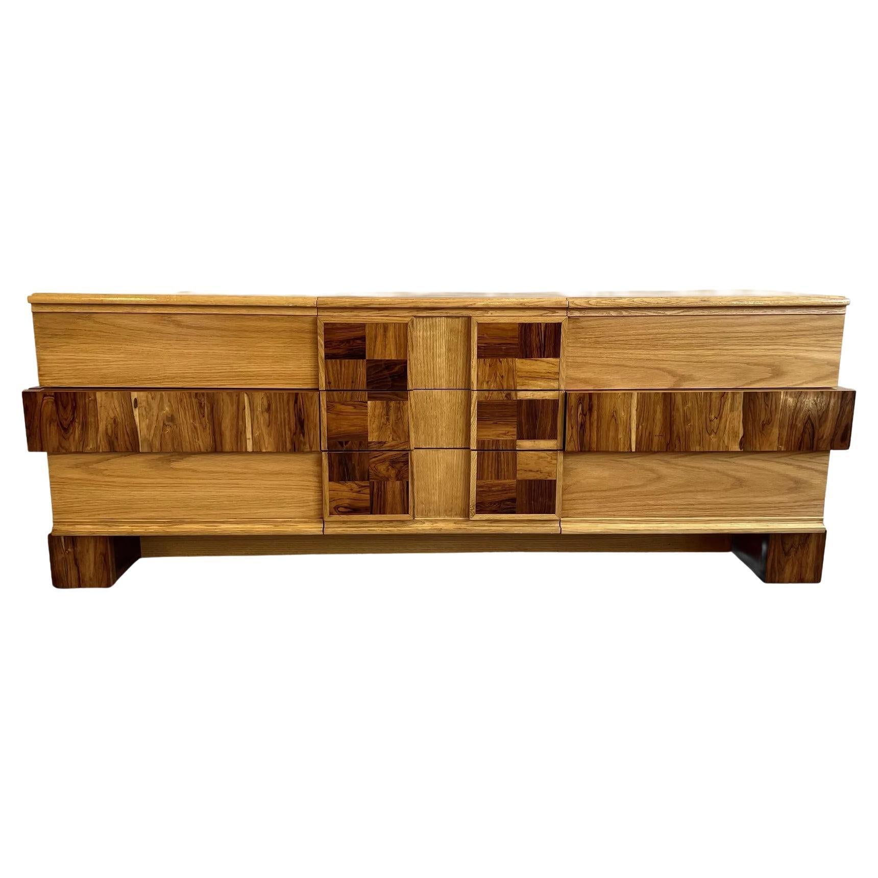 1970s Tabago Brutalist Vintage Dresser Credenza