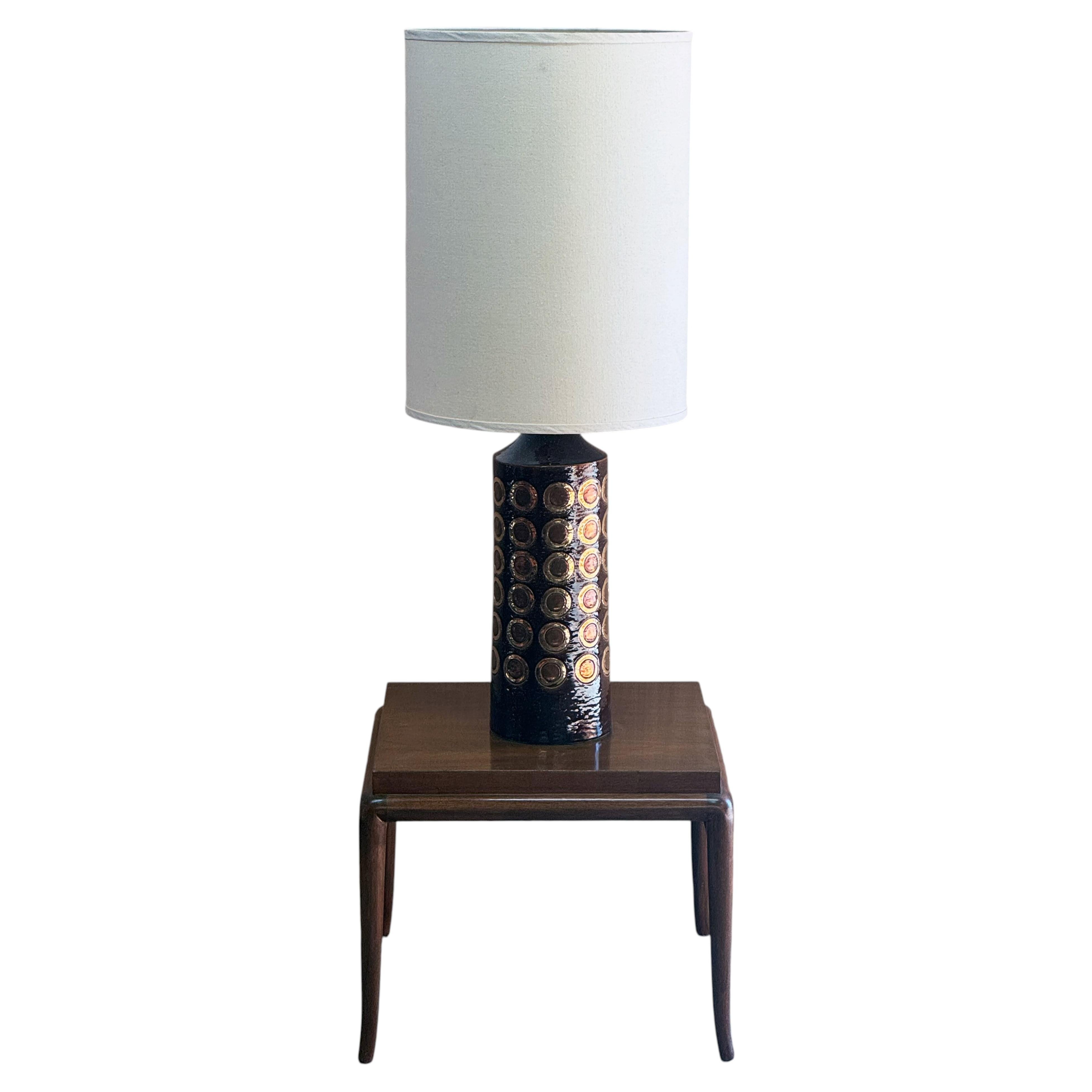 1970s Table Lamp by Bitossi Ceramiche in glazed ceramic
