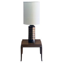 Tischlampe aus den 1970er Jahren von Bitossi Ceramiche aus glasierter Keramik