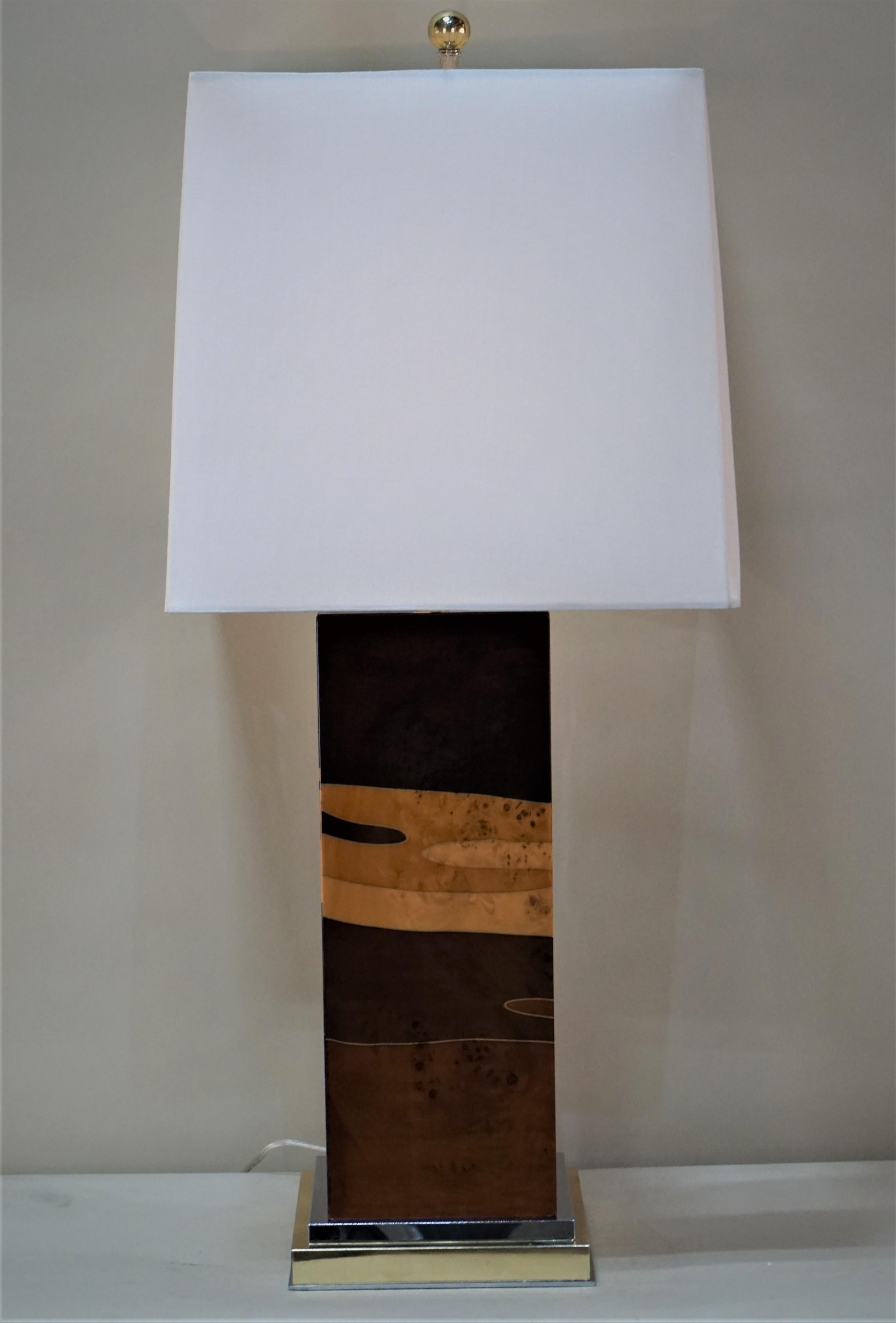Modern 1970s Table Lamp by French Designer Jean Claude Mahey