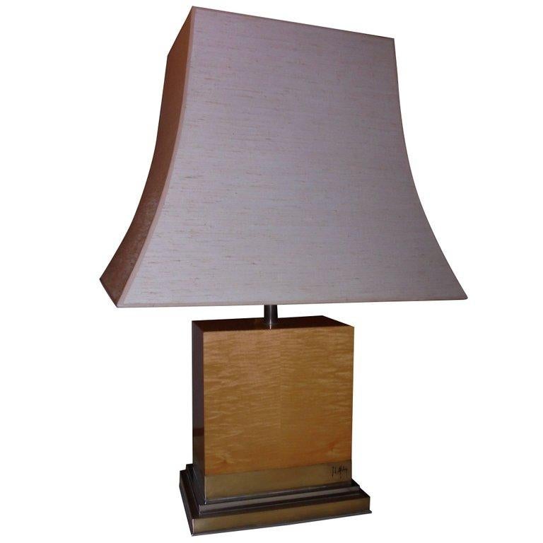 1970s Table Lamp by J. Claude Mahey, France In Excellent Condition For Sale In Brussels, BE