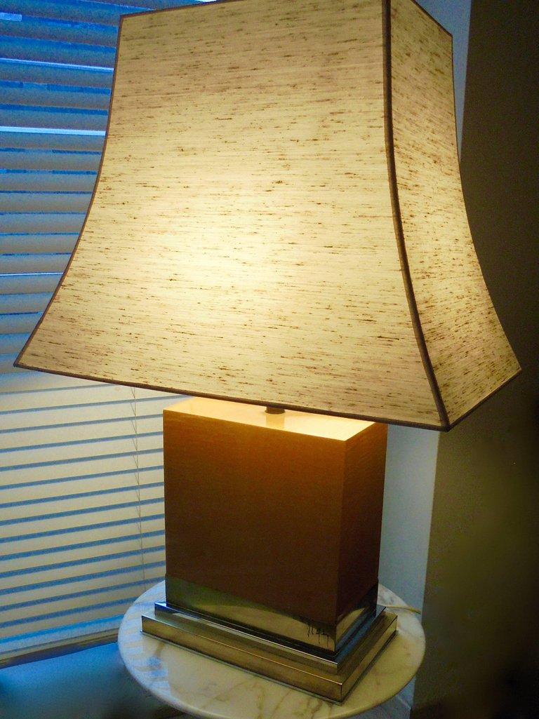 Fin du 20e siècle Lampe de table des années 1970 par J. Claude Mahey, France en vente