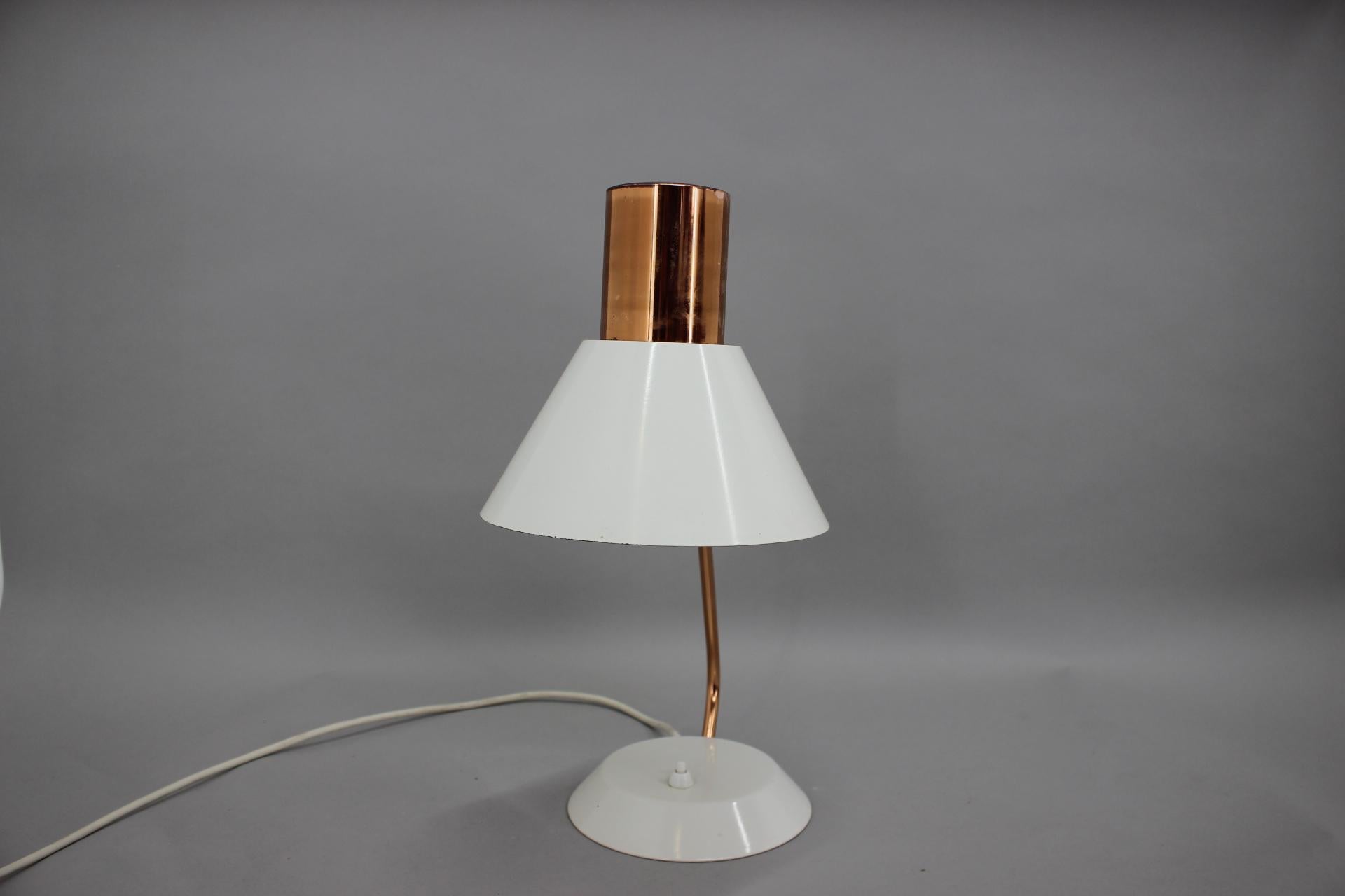 Lacquered 1970s Table Lamp, Czechoslovakia For Sale