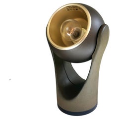 1970er Tischleuchte Eyeball 'Sensorette' von Insta in Brown, deutscher Design Classic