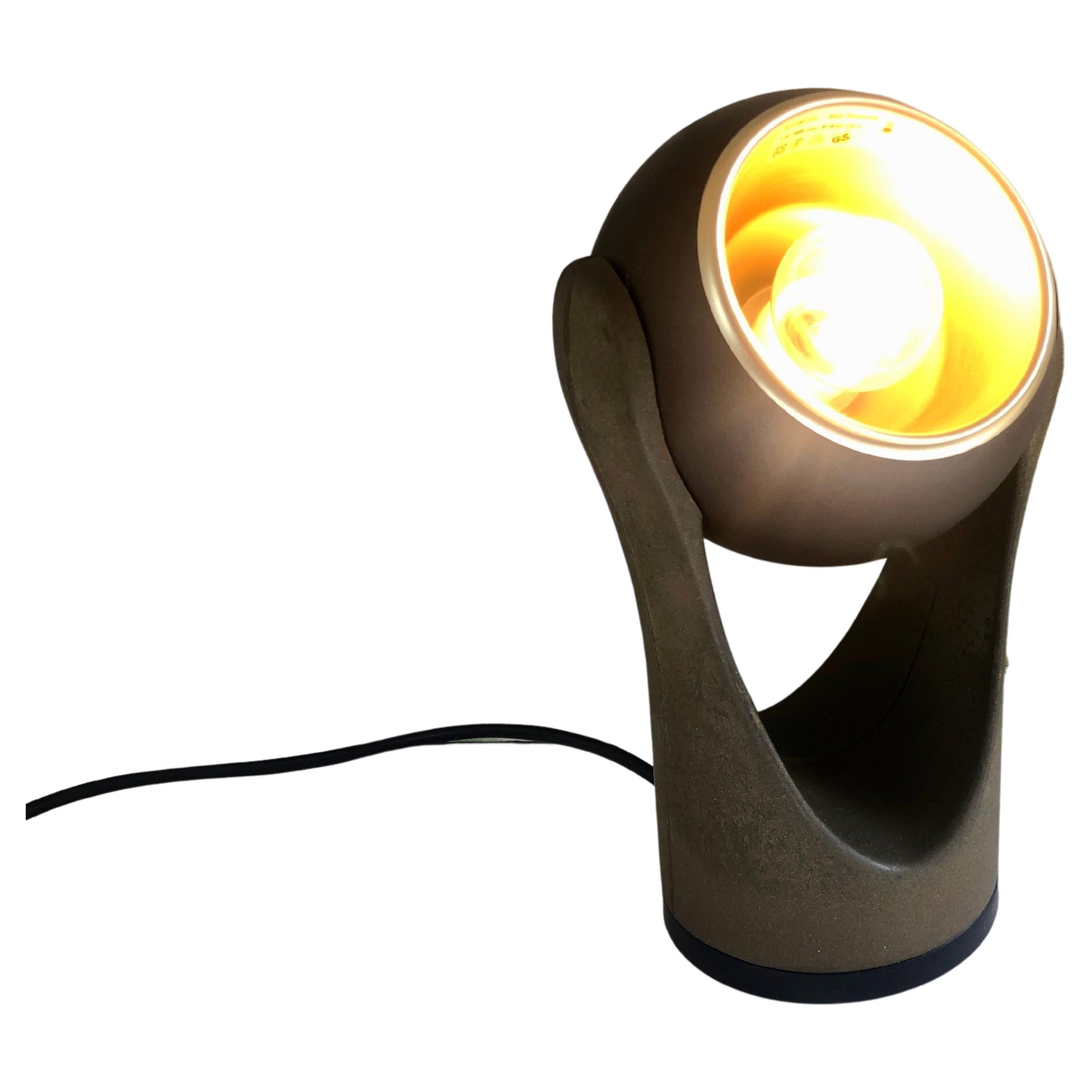 Mid-Century moderno Lampada da tavolo anni '70 Eyeball 'Sensorette' di Insta in marrone, design tedesco classico in vendita