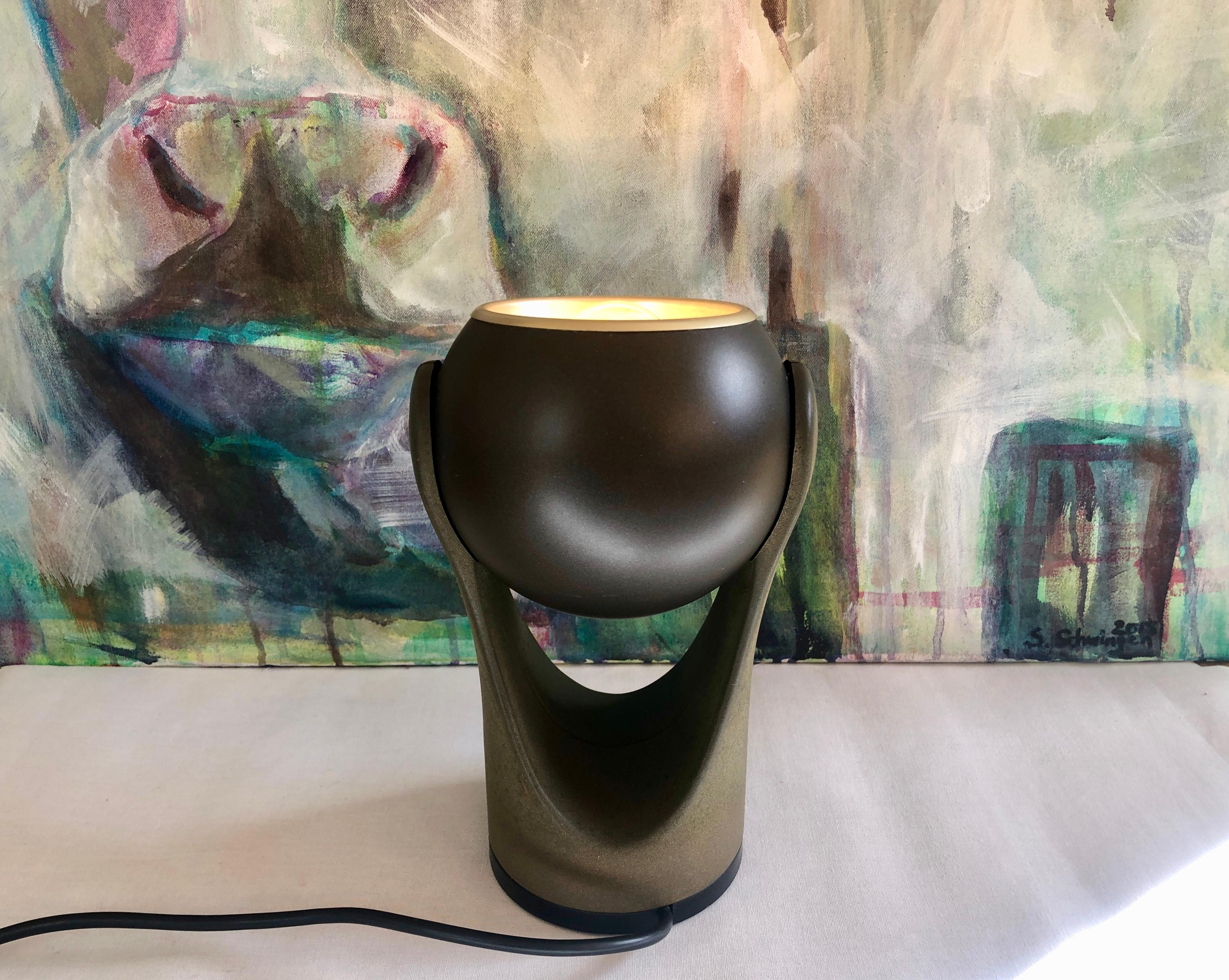 1970s Table Lamp Eyeball 'Sensorette' by Insta, German Design Classic In Good Condition In Andernach, DE