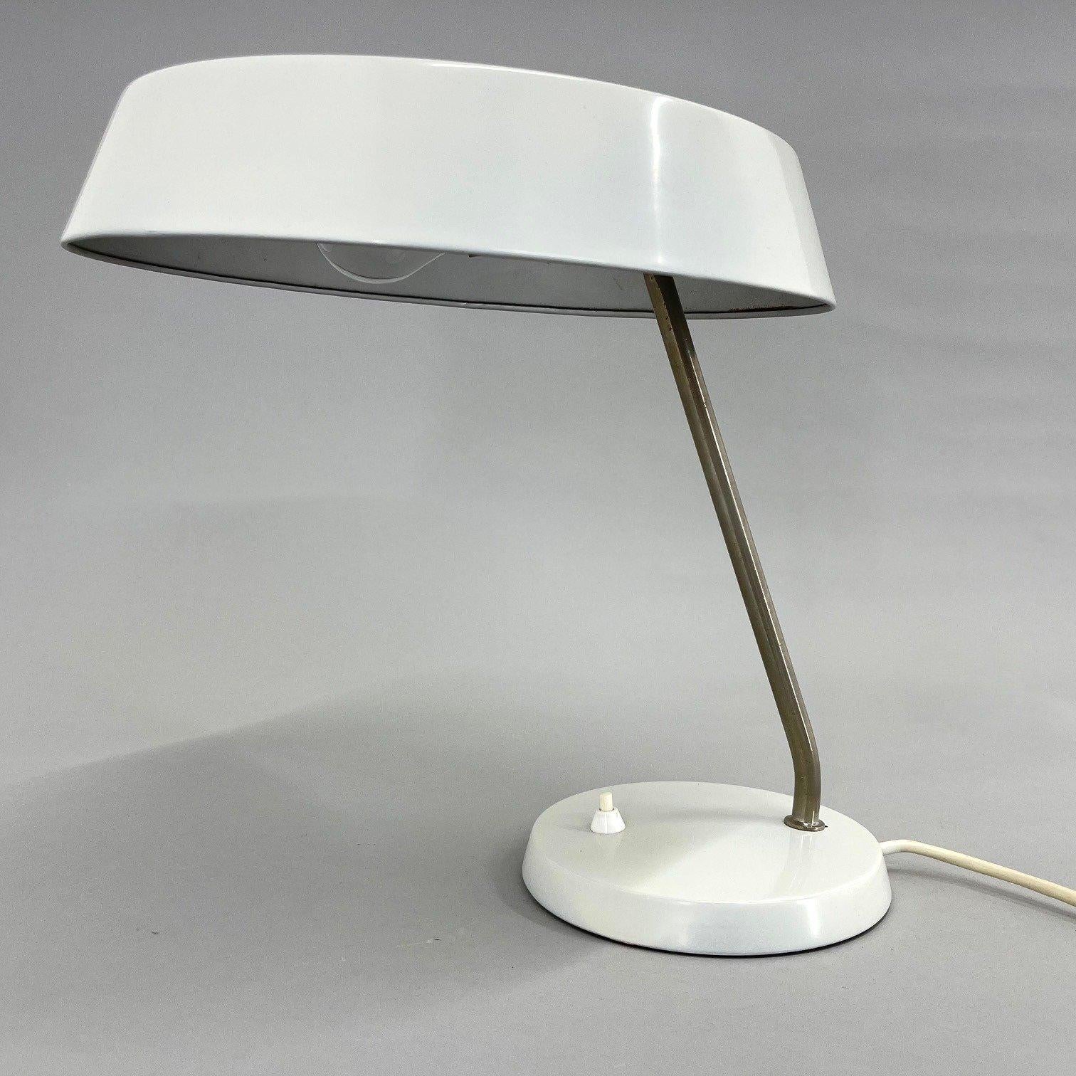 Metal 1970's Table Lamp in Luis Kalff Style For Sale