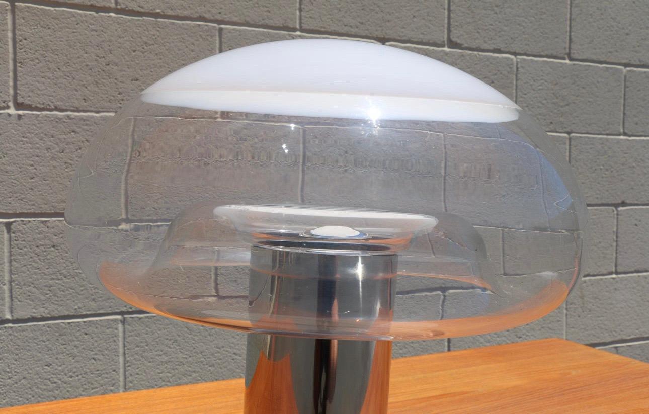Mid-Century Modern 1970s Table Lamp Model L419 by Michael Red for Vistosi For Sale