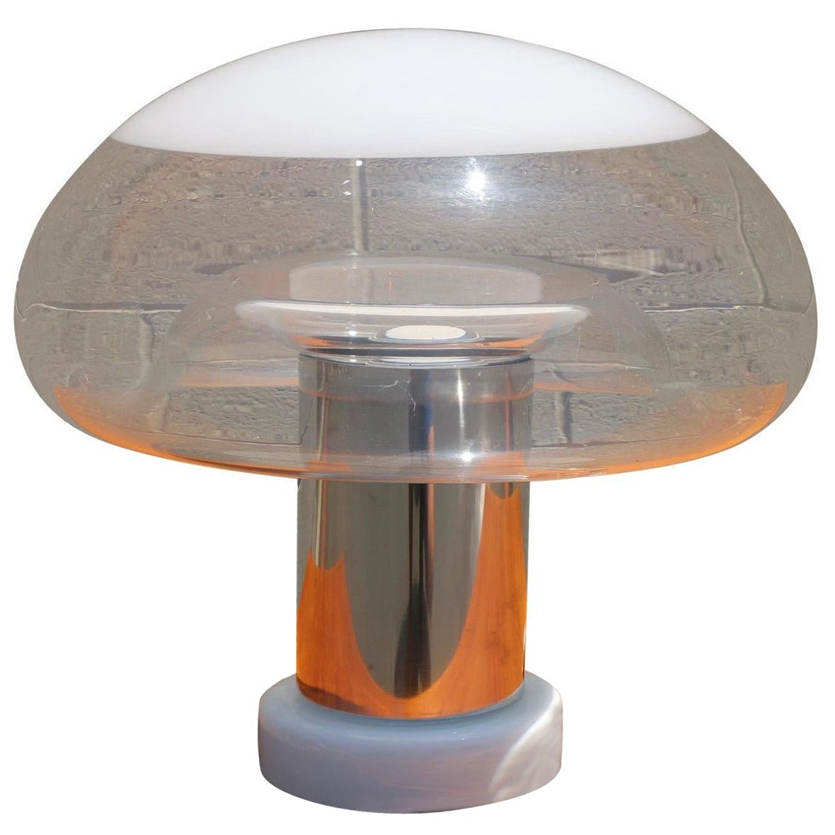 Lampada da tavolo anni '70 Model L419 di Michael Red per Vistosi