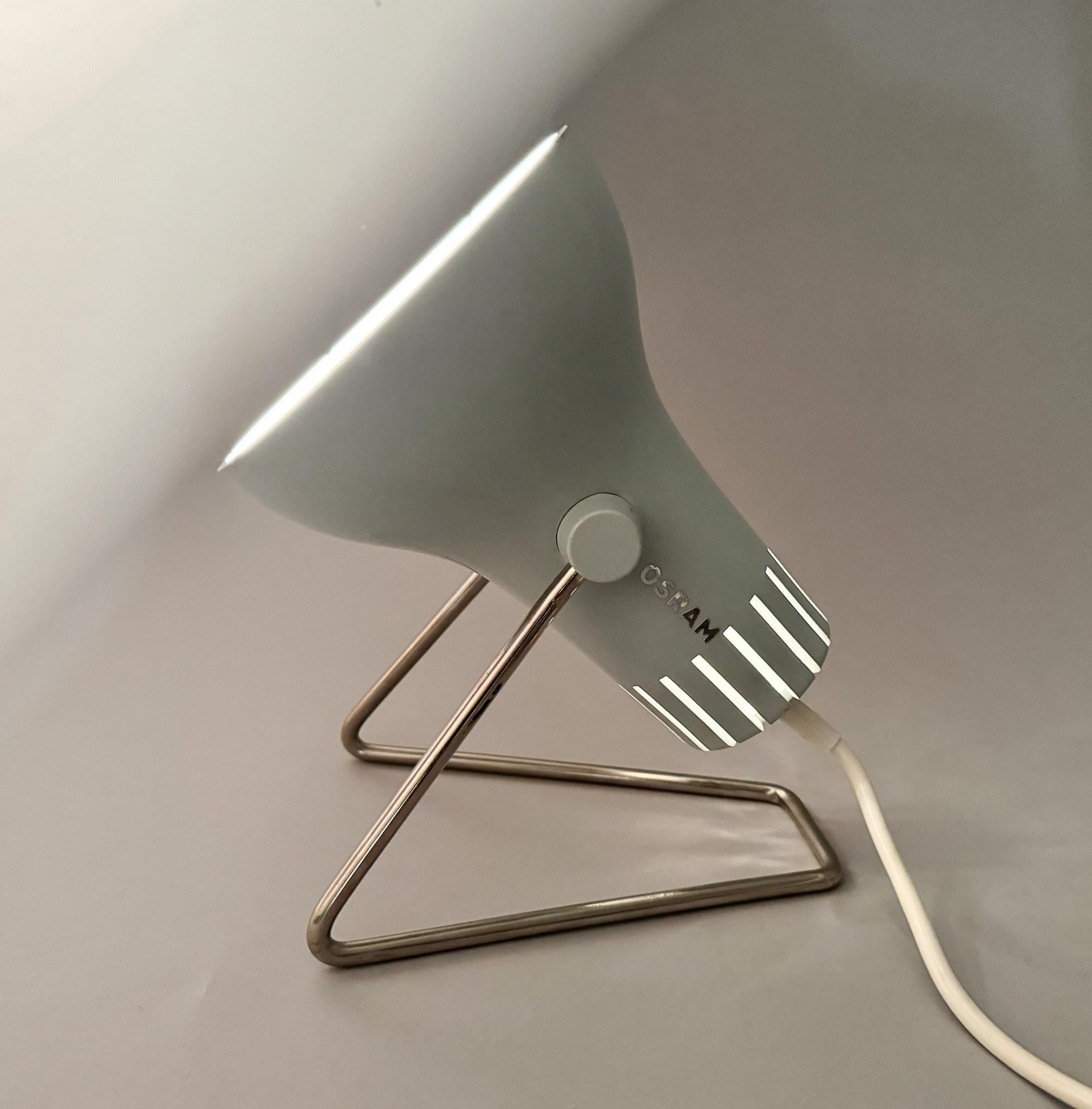 Lámpara de mesa o de pared de los años 70 de OSRAM, Alemania Alemán en venta
