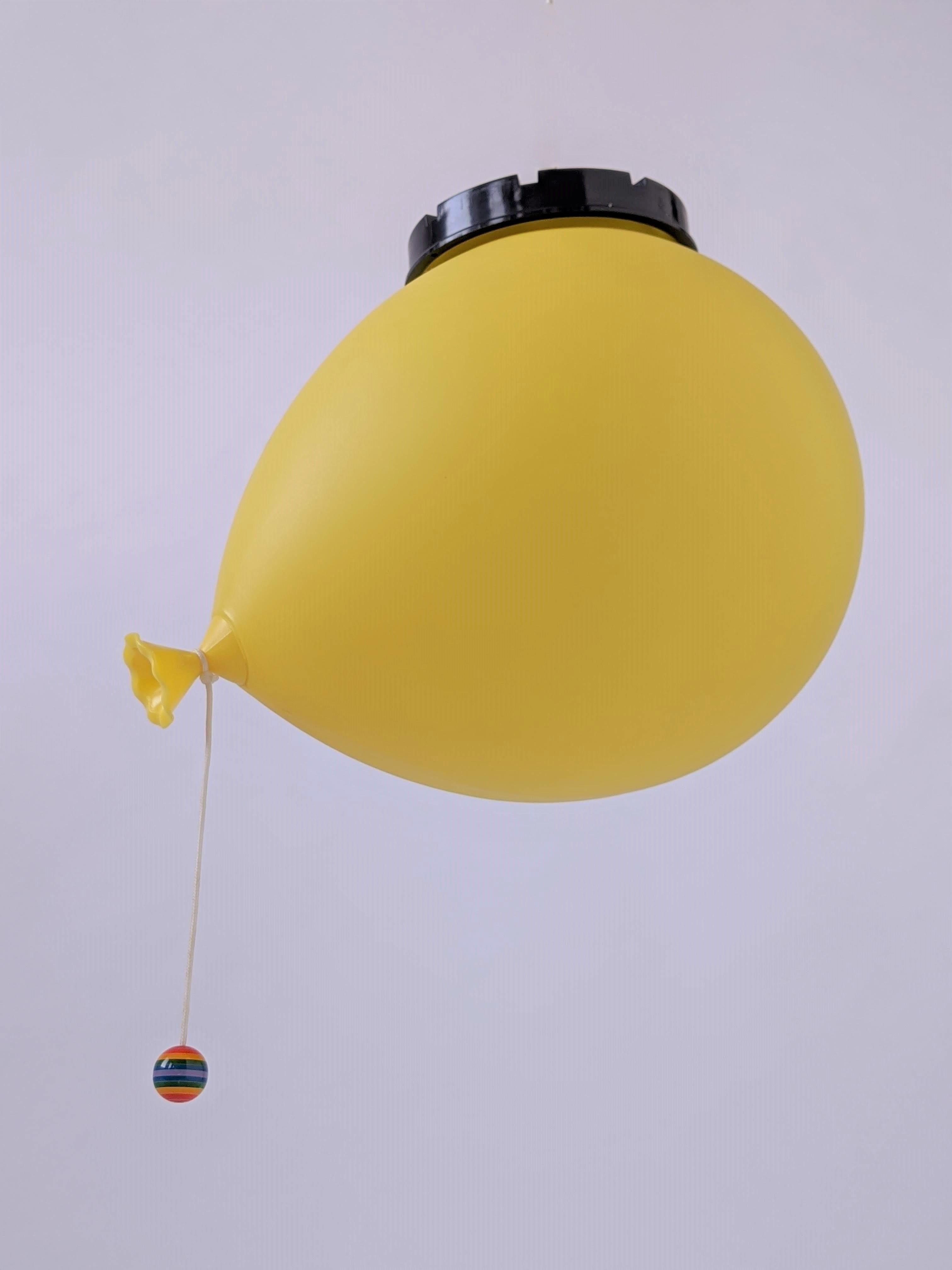 Plastic 1970s Table, Wall or Ceiling Ballon Lamp by Yves Christin, Italy