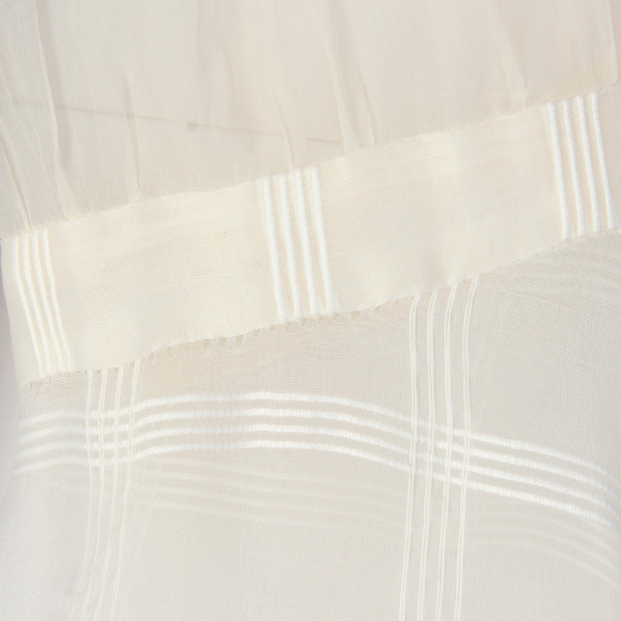 1970s Tailored Semitransparent Wedding Dress 7