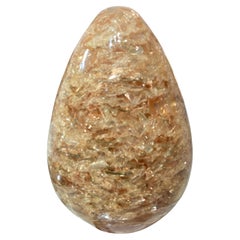 Vintage 1970's tall crushed ice egg attributed to Pierre Giraudon