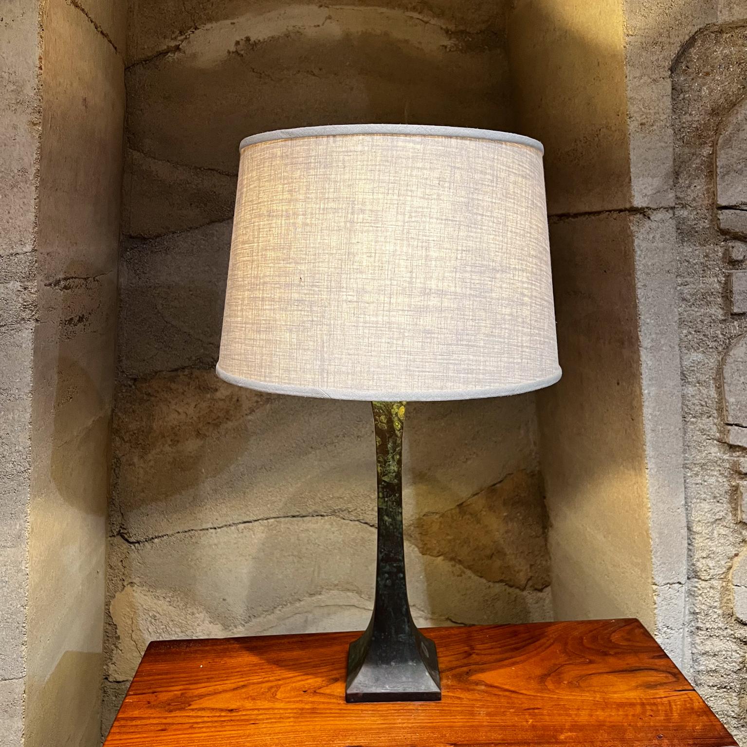 Late 20th Century 1970s Tapered Table Lamp in Bronze Stewart Ross James for Hansen For Sale