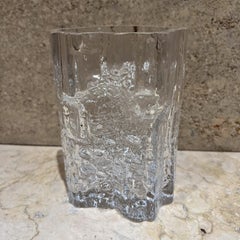 1970 Tapio Wirkkala Vaso in vetro artistico Iittala Finlandia