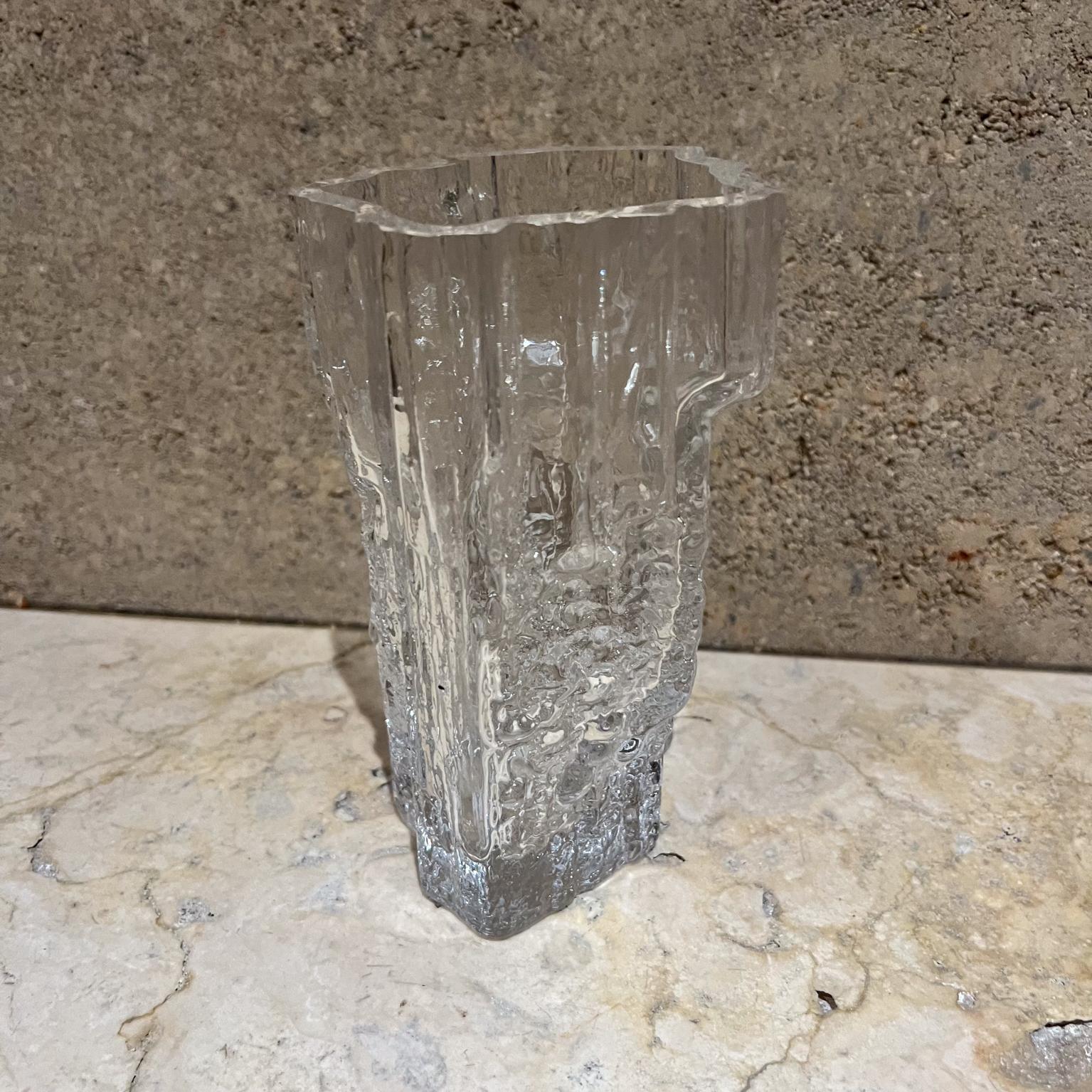 1970 Tapio Wirkkala Vaso in vetro artistico Iittala Finlandia In condizioni buone in vendita a Chula Vista, CA