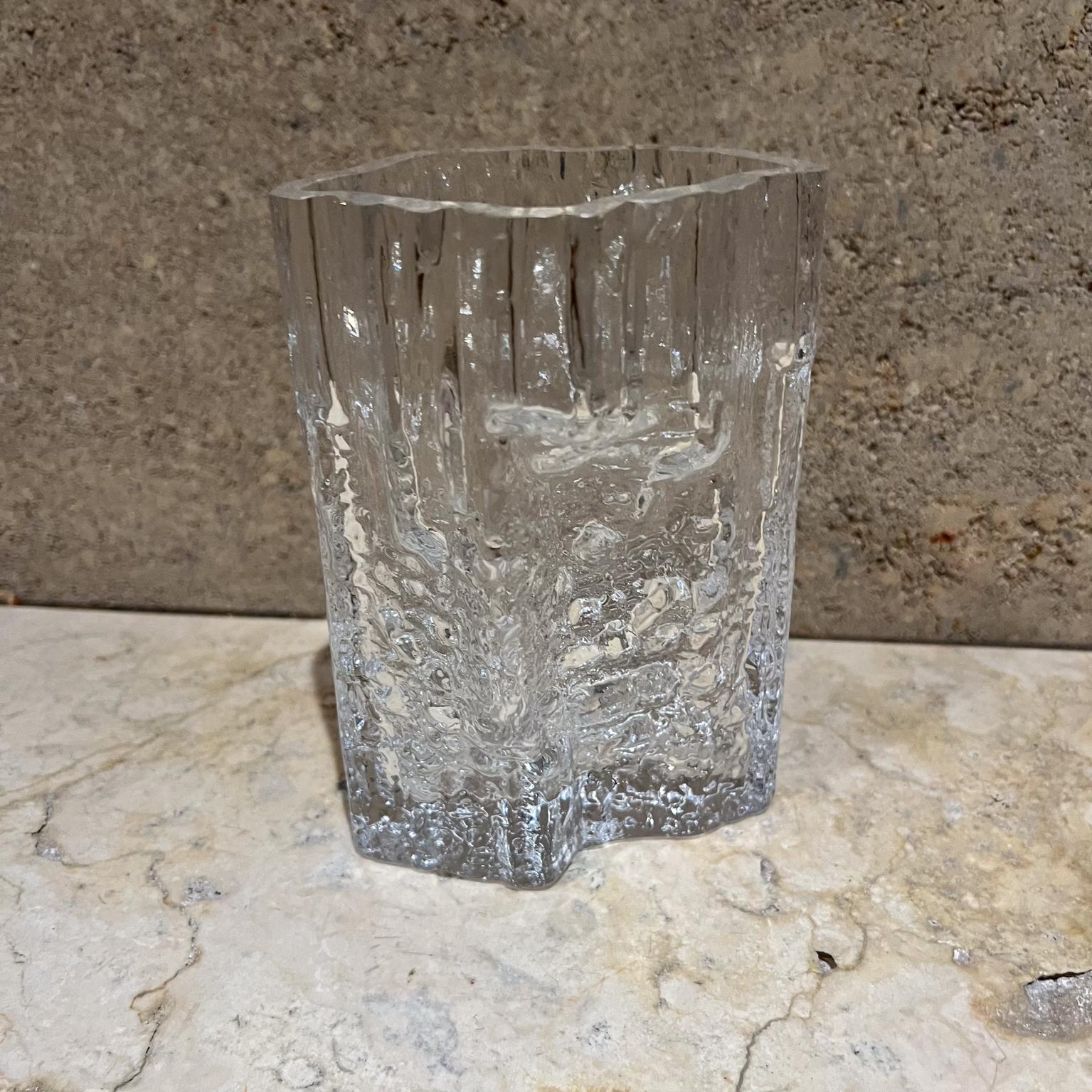 XX secolo 1970 Tapio Wirkkala Vaso in vetro artistico Iittala Finlandia in vendita