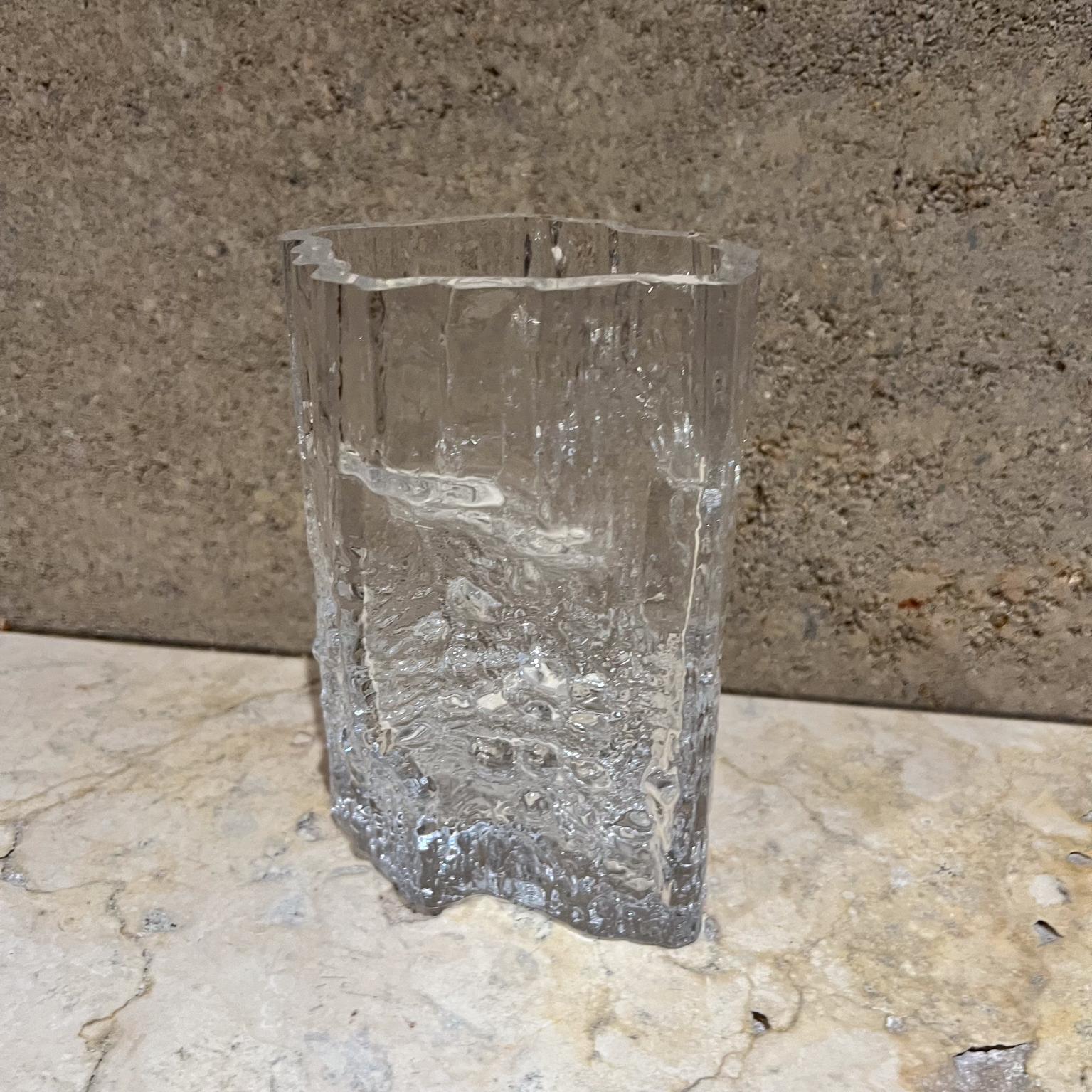 Vetro artistico 1970 Tapio Wirkkala Vaso in vetro artistico Iittala Finlandia in vendita