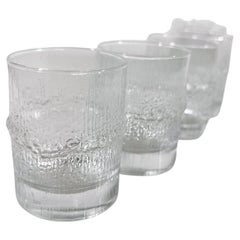 1970 Tapio Wirkkala Juego de 5 vasos de chupito de licor Niva Iittala Finlandia
