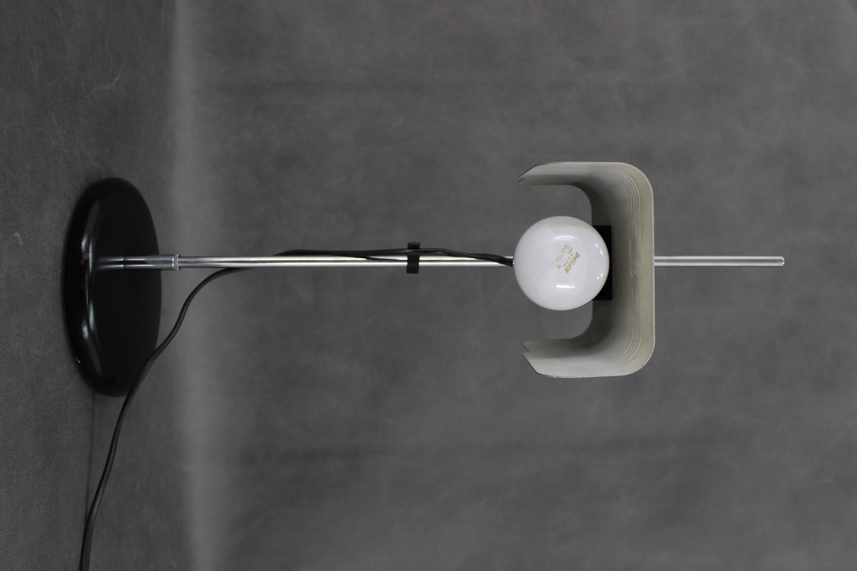 Mid-Century moderno Lampada da tavolo Targetti Sankey degli anni '70, Italia in vendita