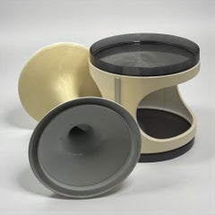 1970s Tatay Cream ABS Modular Tulip Side Table