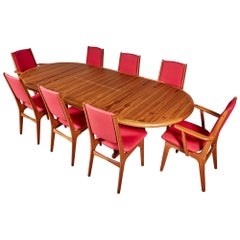 1970s Teak Dining Table and Chairs