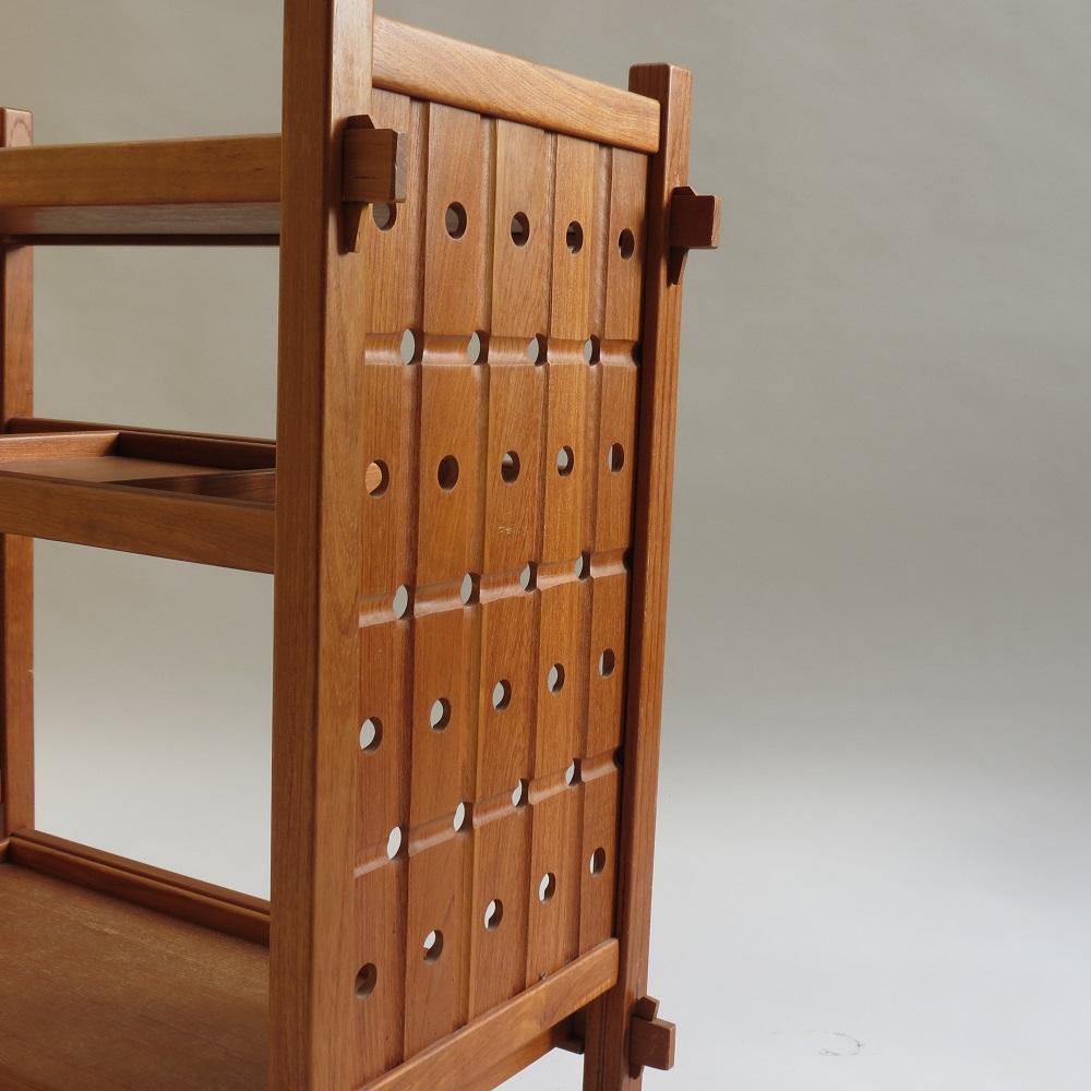 20th Century 1970s Mid-Century Modern Teak Drinks Trolley Bespoke made Bar Cart