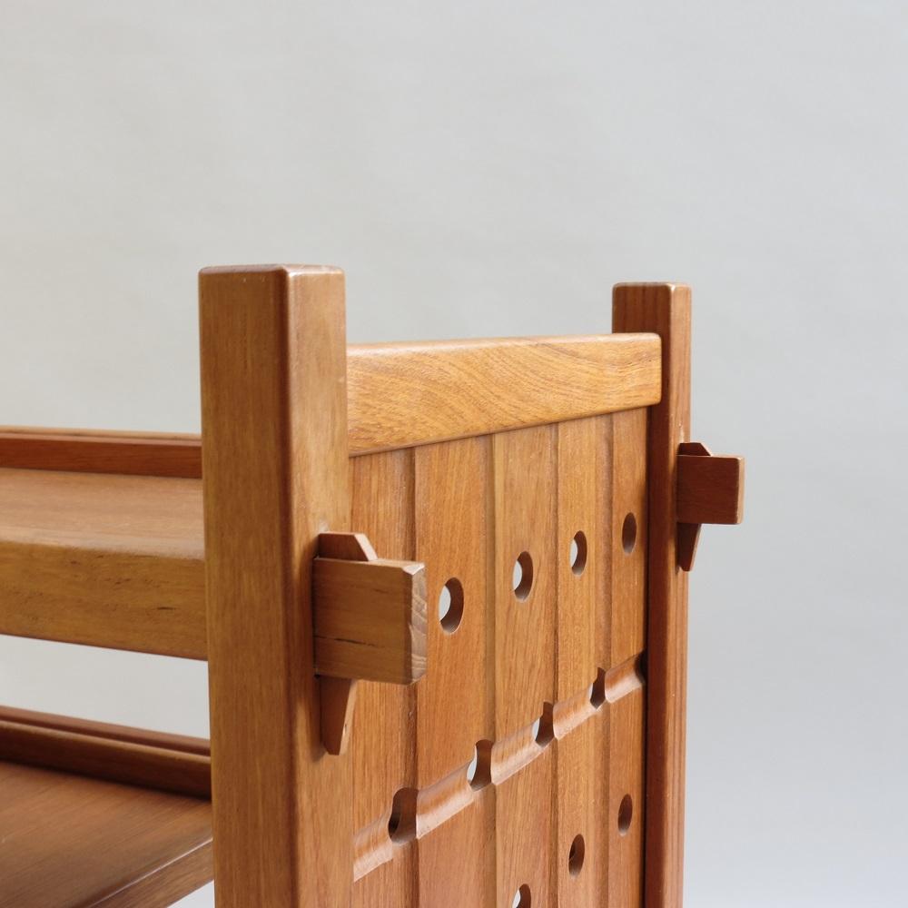 1970s Mid-Century Modern Teak Drinks Trolley Bespoke made Bar Cart 2